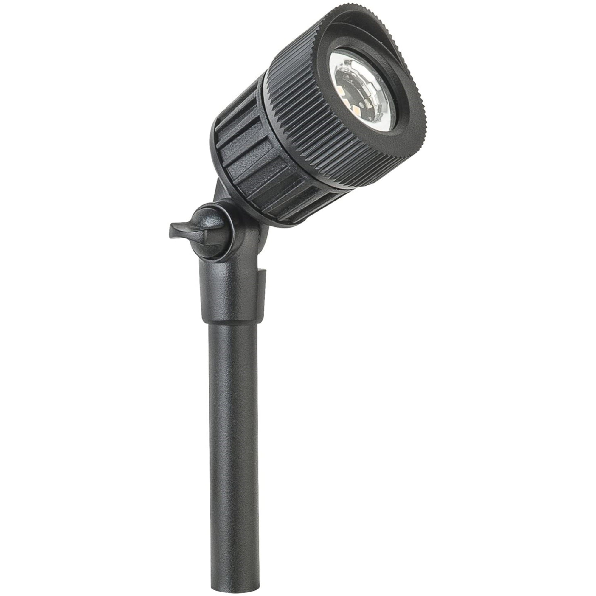 Paradise Low-Voltage 7W Warm White LED Junior Outdoor Spot Light, Black (Pack of 1)