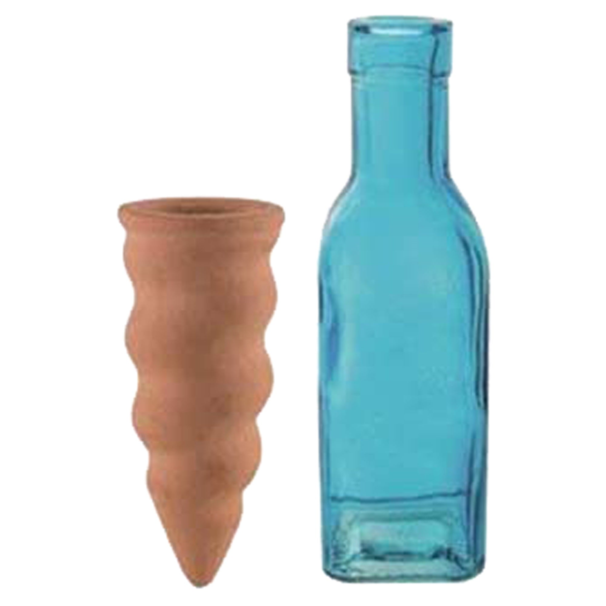 Syndicate Sales never Dry Plant Pal With Vintage Watering Bottle, Assorted Colors (Pack of 1)