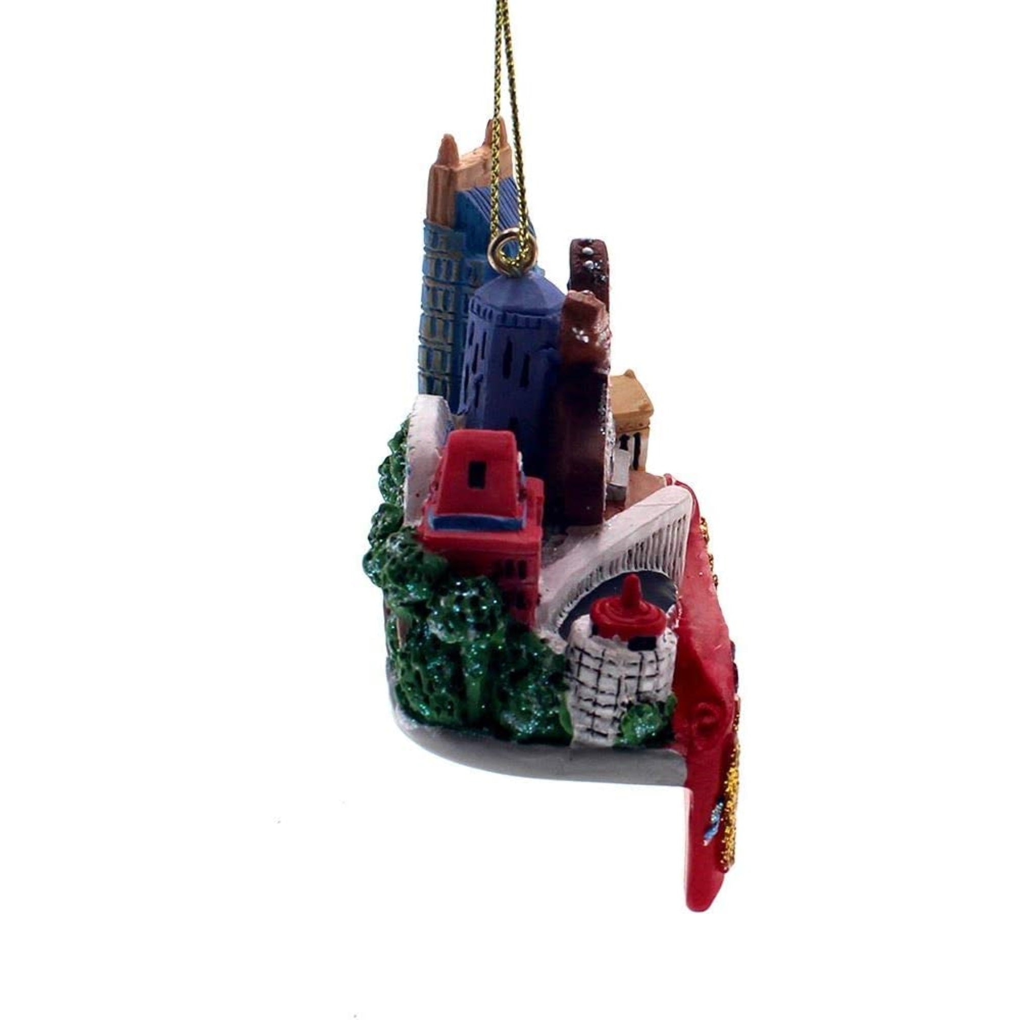 Kurt Adler Resin Ornament for Christmas Tree, Nashville