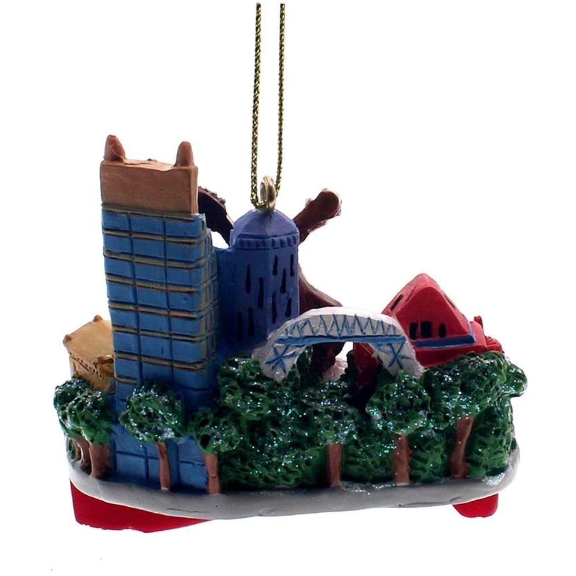 Kurt Adler Resin Ornament for Christmas Tree, Nashville