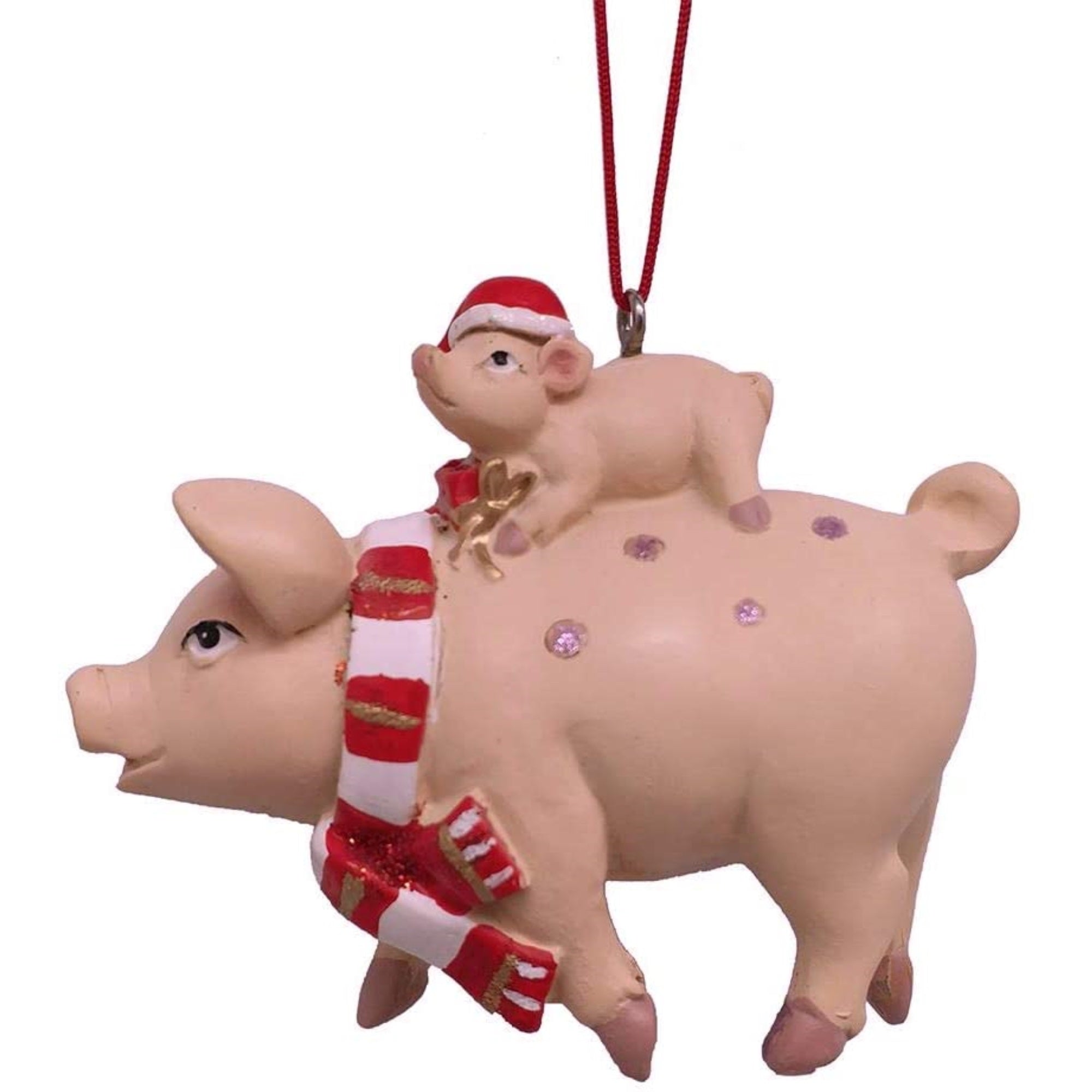 Kurt Adler Pig and Piglet Ornament
