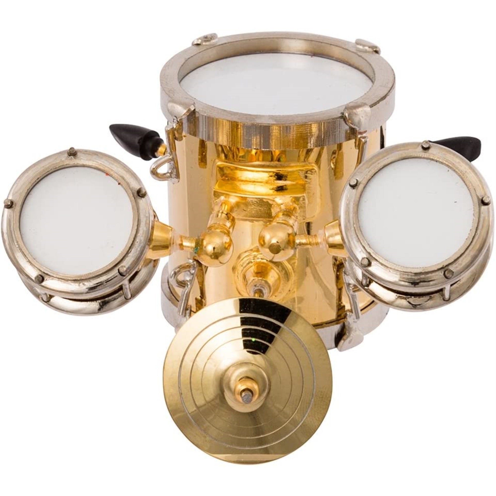 Kurt Adler Brass Drum Ornament For Christmas Tree