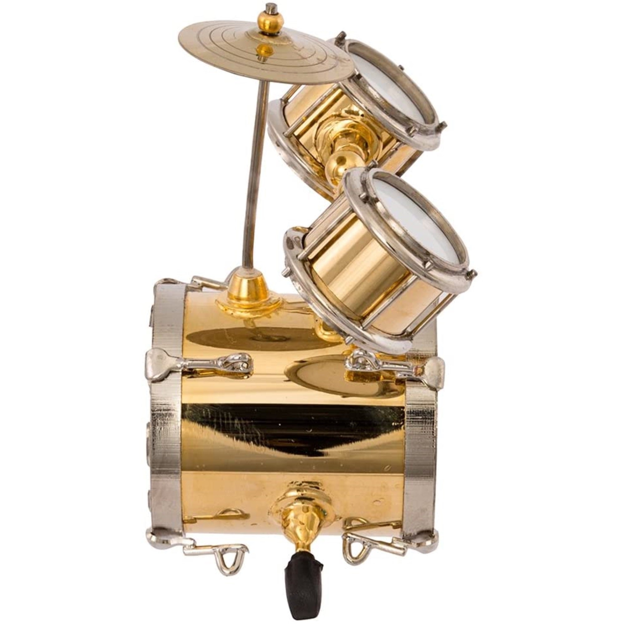 Kurt Adler Brass Drum Ornament For Christmas Tree
