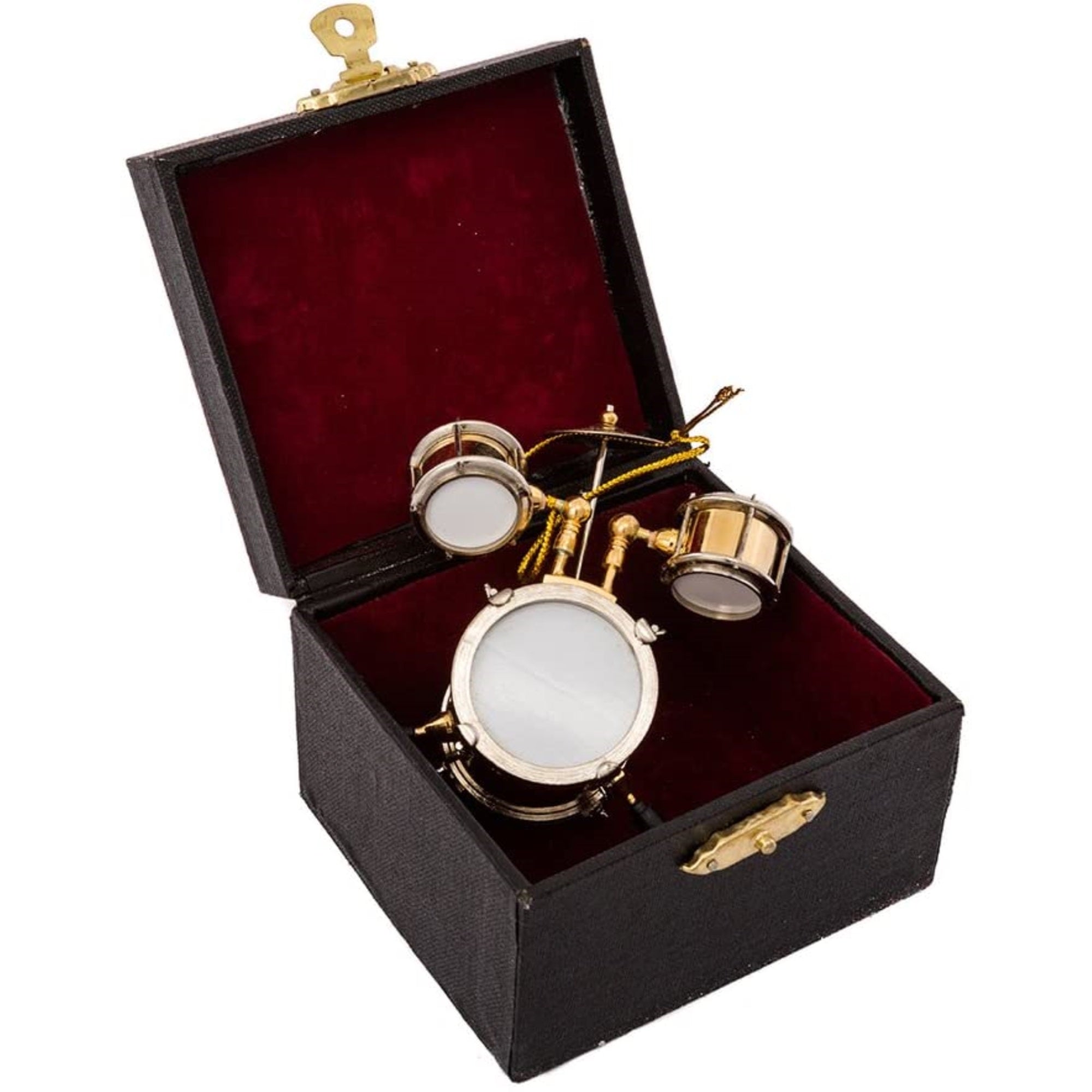 Kurt Adler Brass Drum Ornament For Christmas Tree