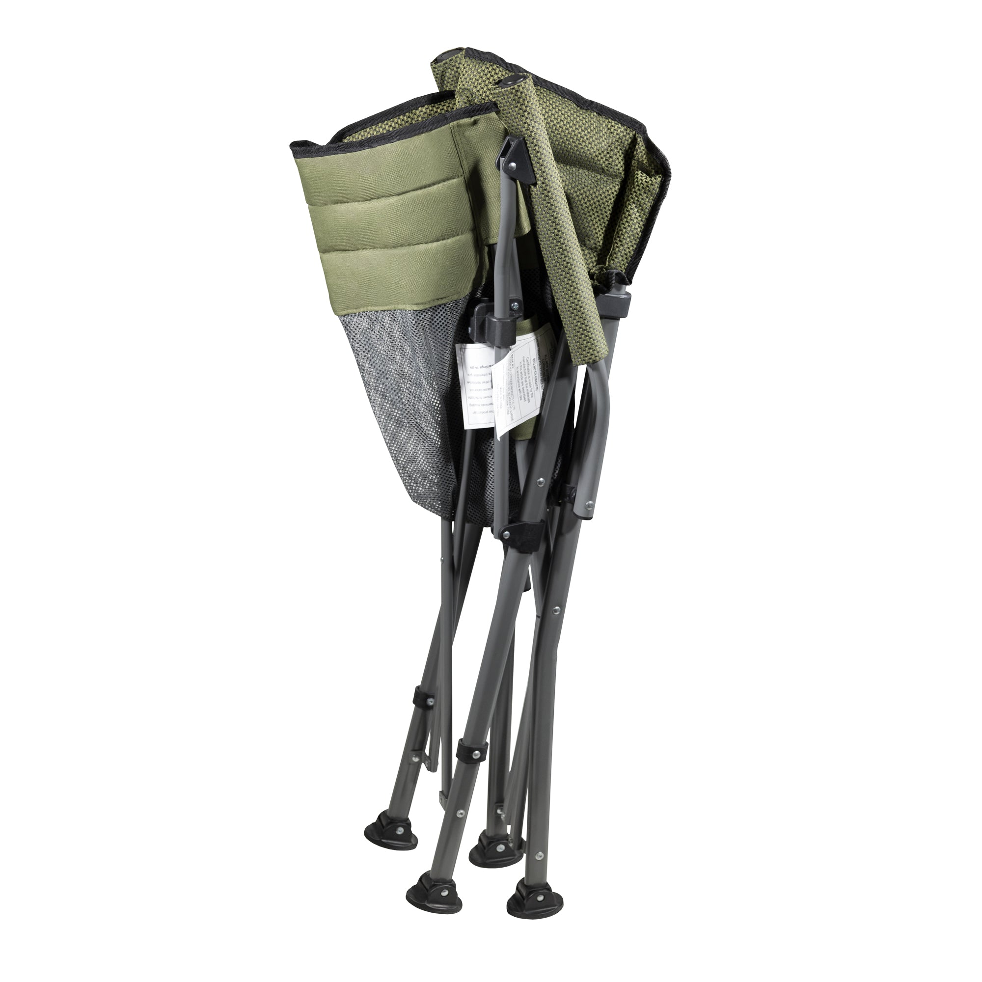 HCF Four Seasons Deluxe Padded Folding Arm Chair, Green