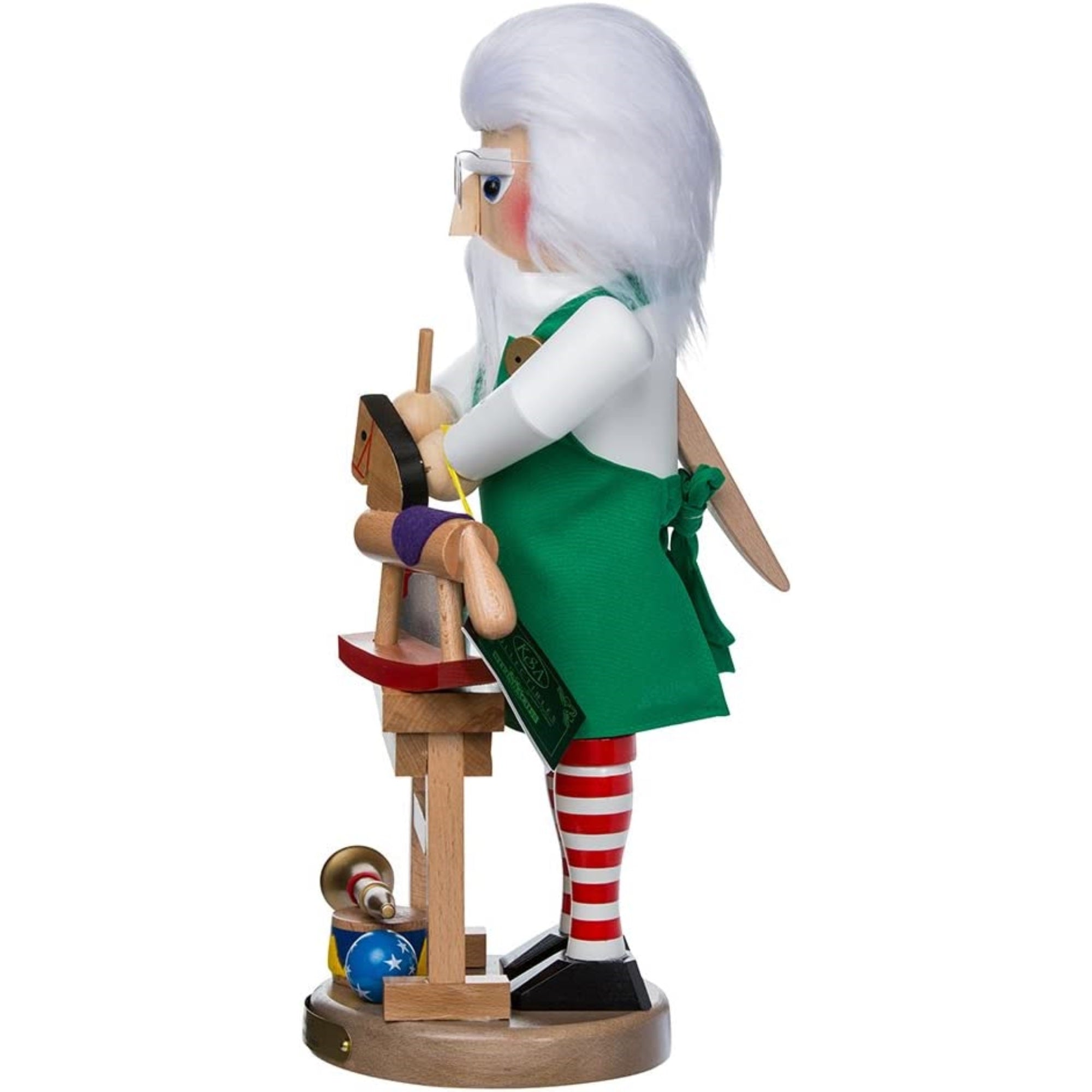 Kurt Adler North Pole Toymaker Santa Christmas Nutcracker, 17"