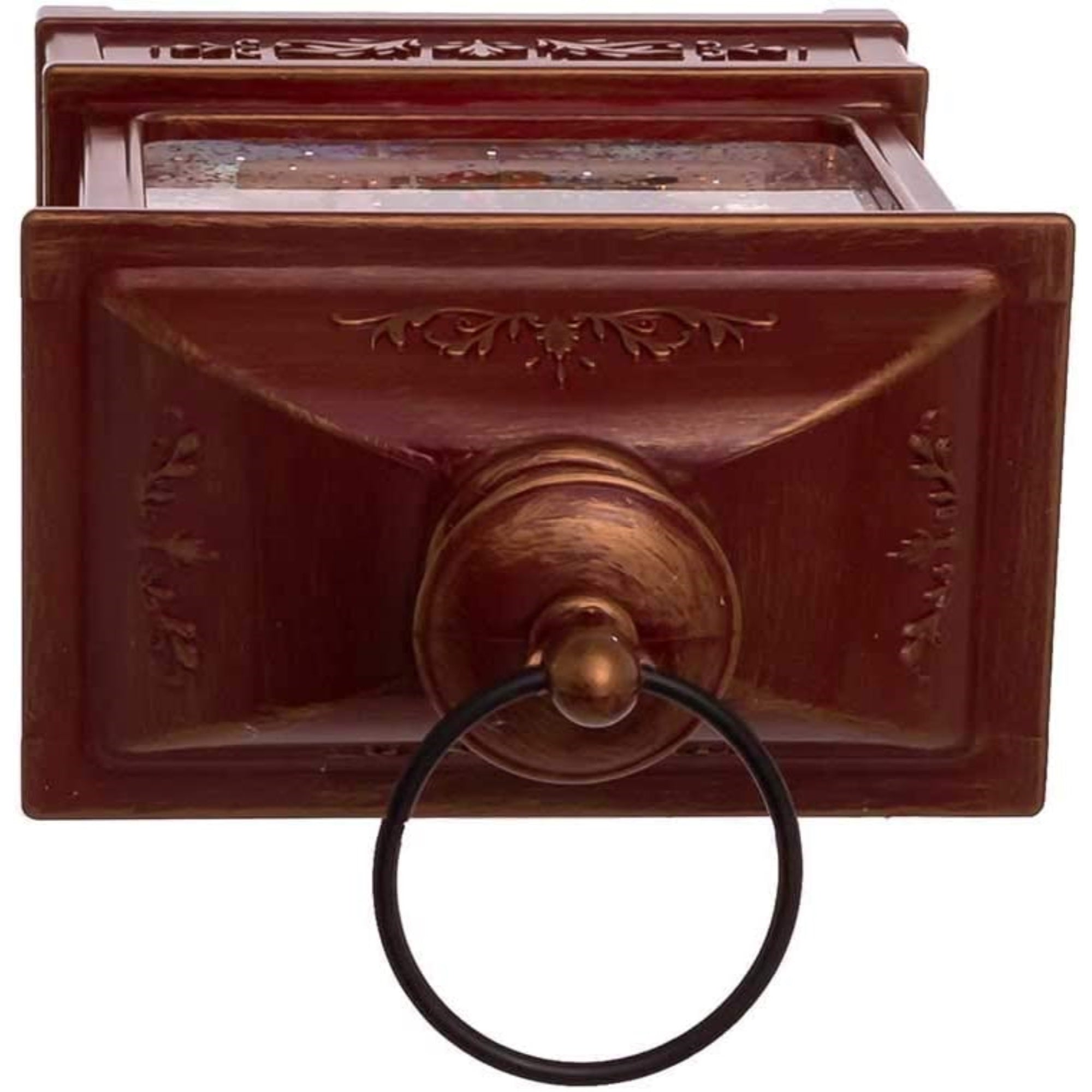 Kurt Adler Indoor Battery-Operated LED Lighted Tabletop Decoration, Nutcracker Swirl Lantern, 8"