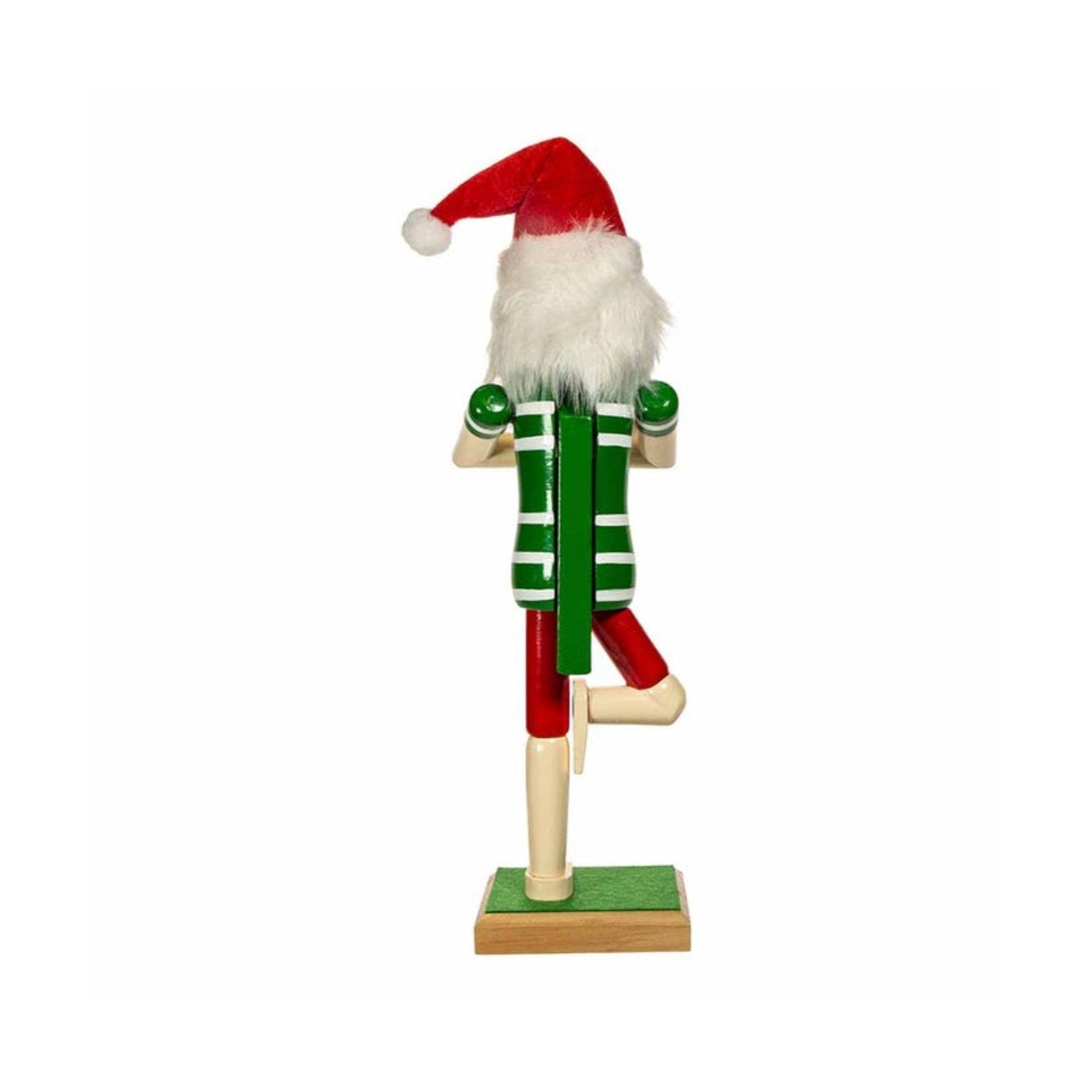 Kurt Adler Wood Yoga Santa Nutcracker, 15"
