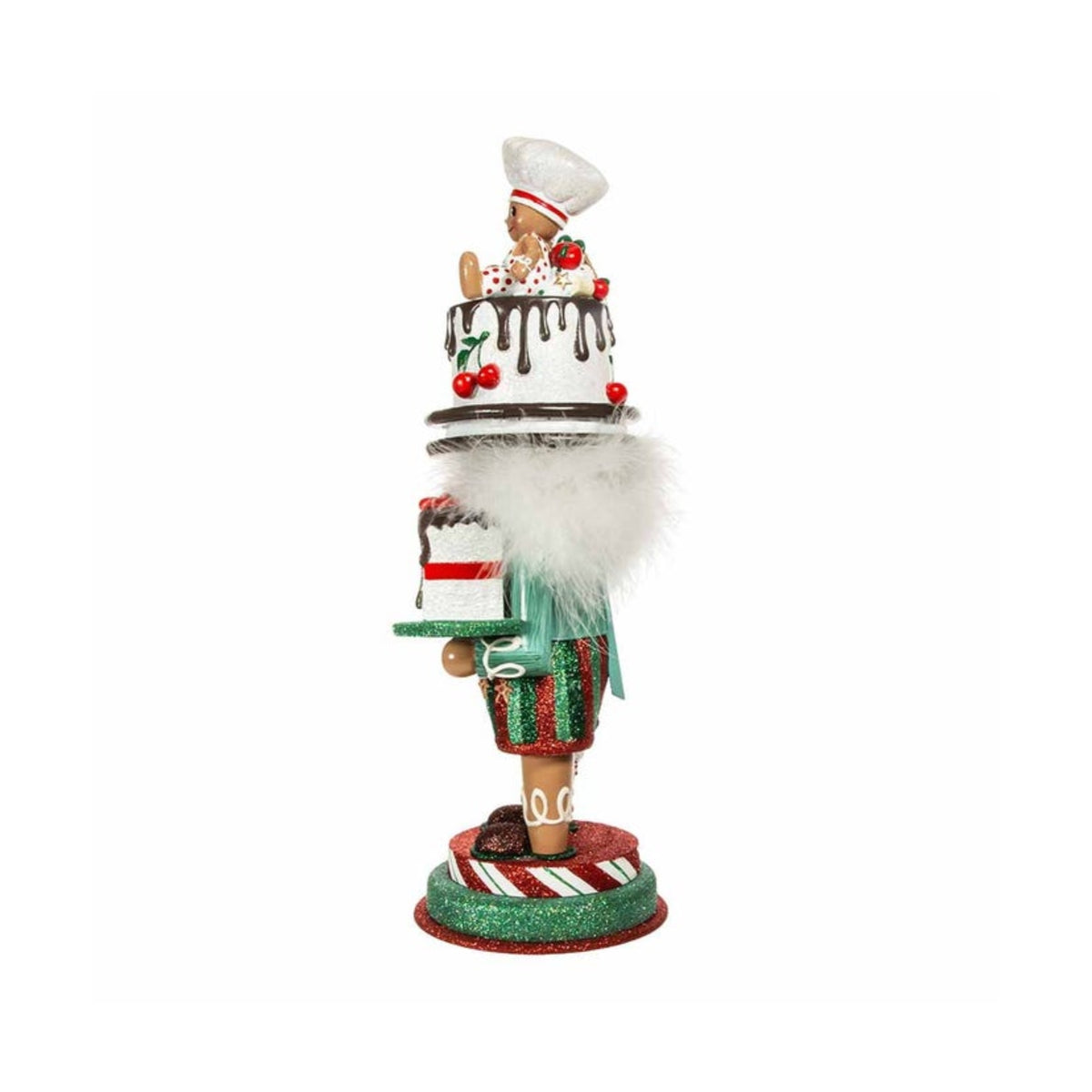 Kurt Adler Hollywood Nutcracker with Gingerbread Baker, 15"