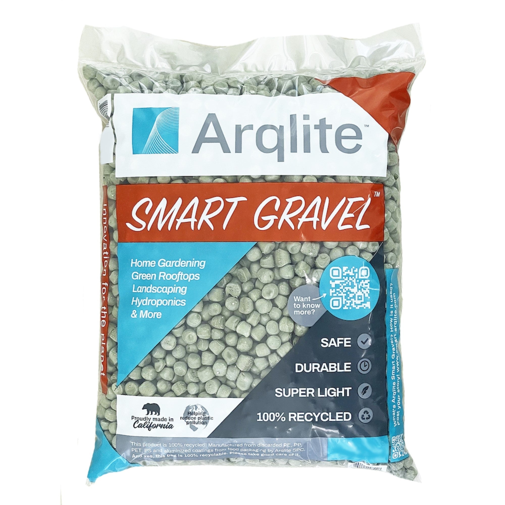 ARQLITE Smart Gravel Hydroponic Growth Media - Dust-Free, Reusable Substrate for Hydroponics & Aeroponics