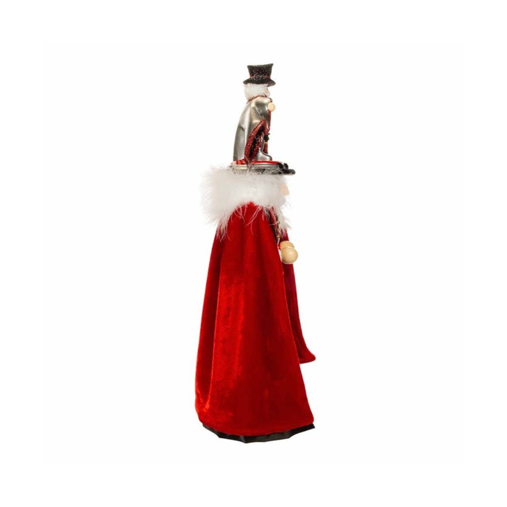 Kurt Adler Hollywood Drosselmeyer Hat Nutcracker, 18"