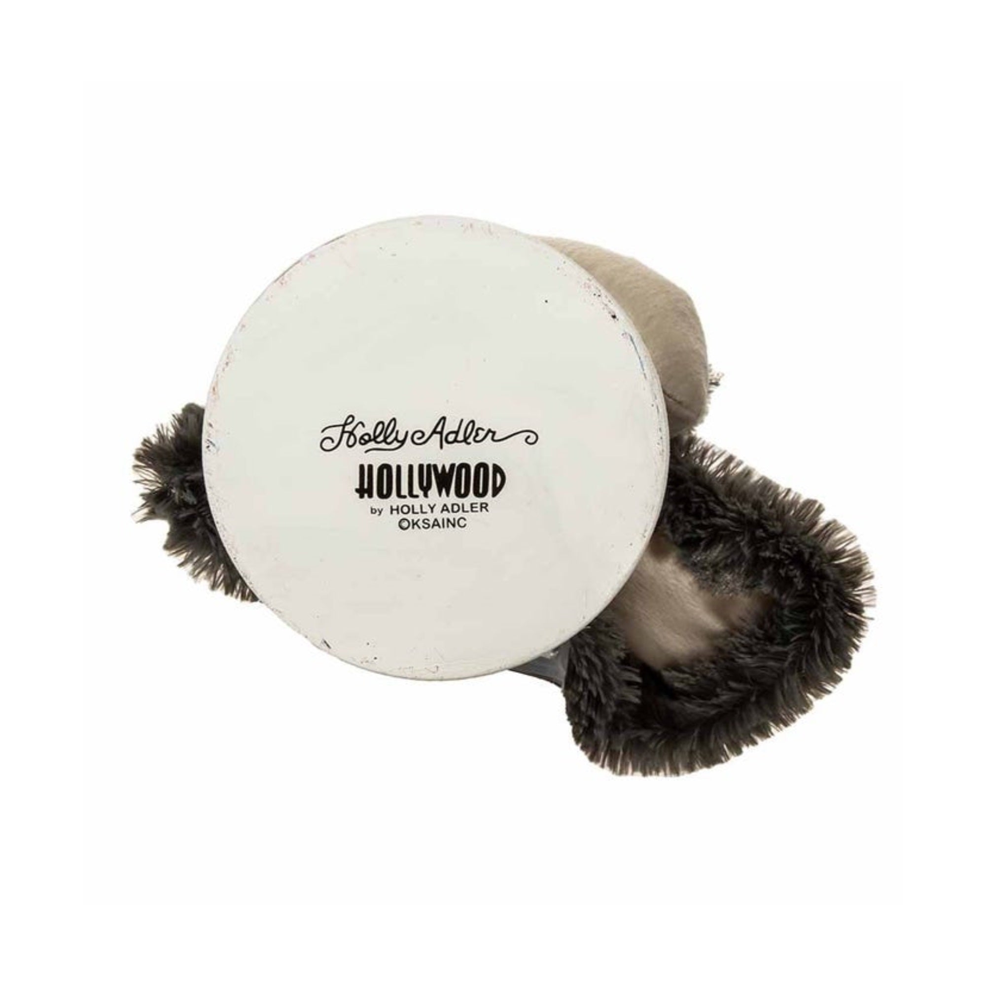 Kurt Adler Hollywood White/Gray Santa Nutcracker, 18"