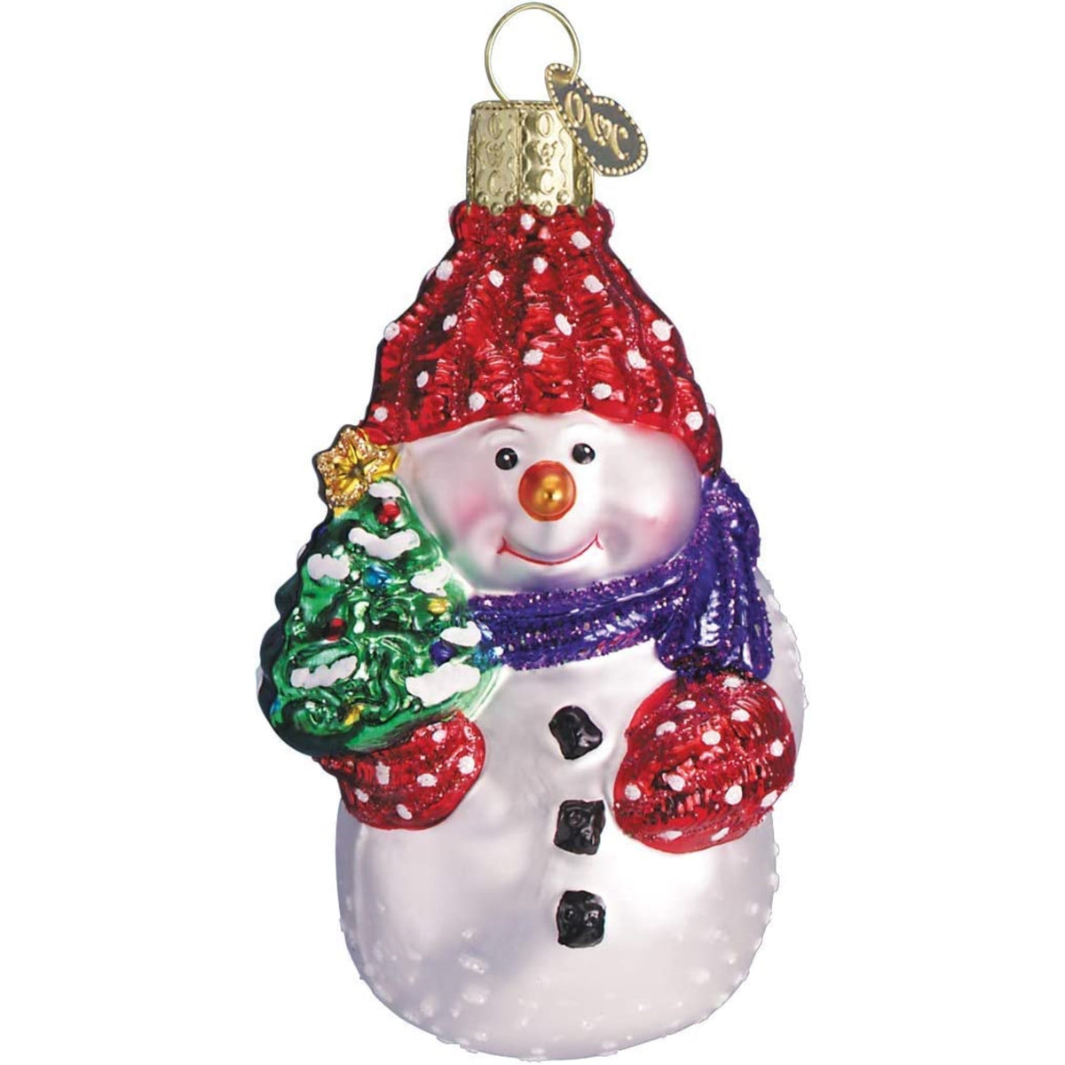 Old World Christmas Blown Glass Ornament for Christmas Tree, Child's First Christmas in Lined Keepsake Box (6-Piece Set)