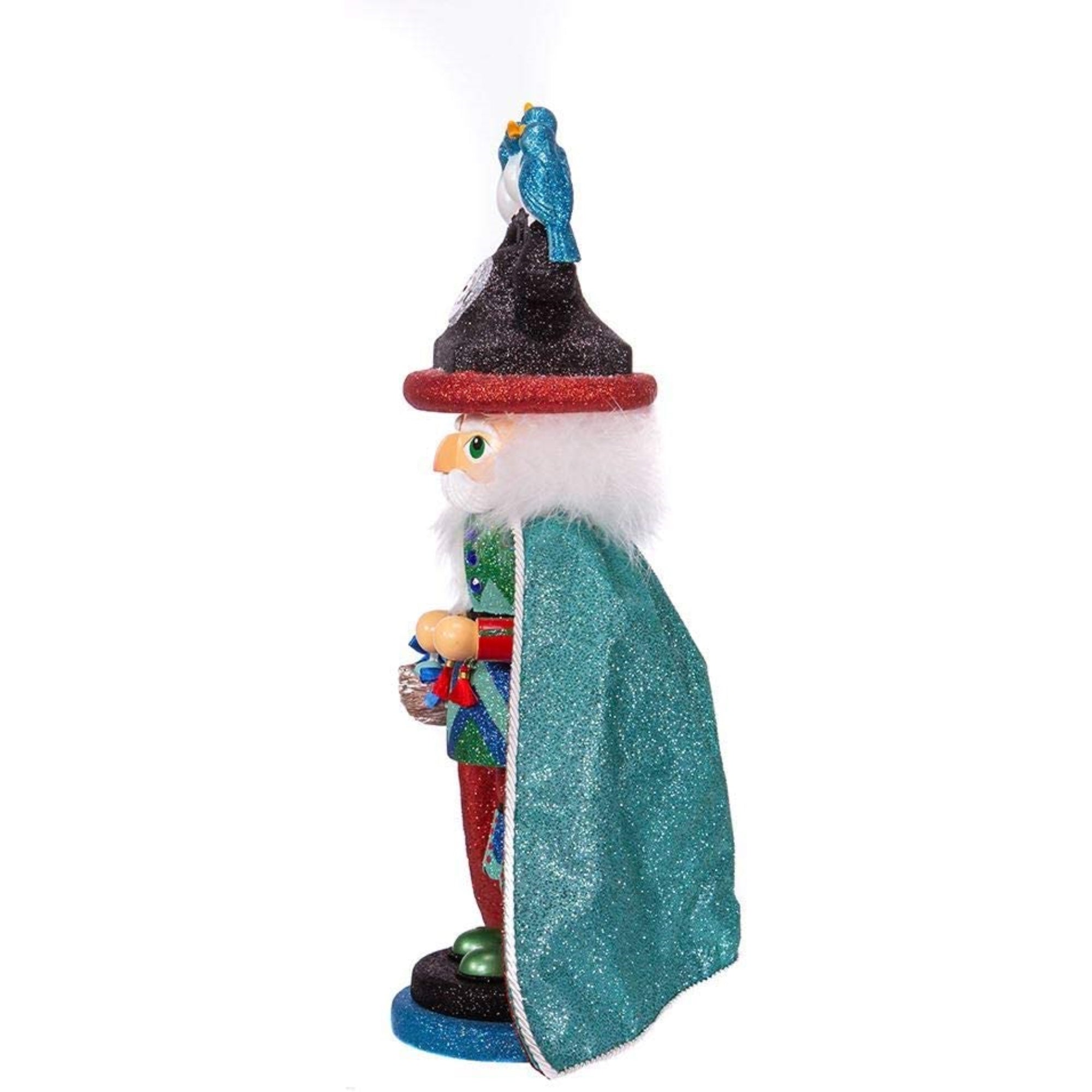 Kurt Adler Hollywood Nutcracker Collection, 12 Days of Christmas Four Calling Birds Nutcracker, 17.5"