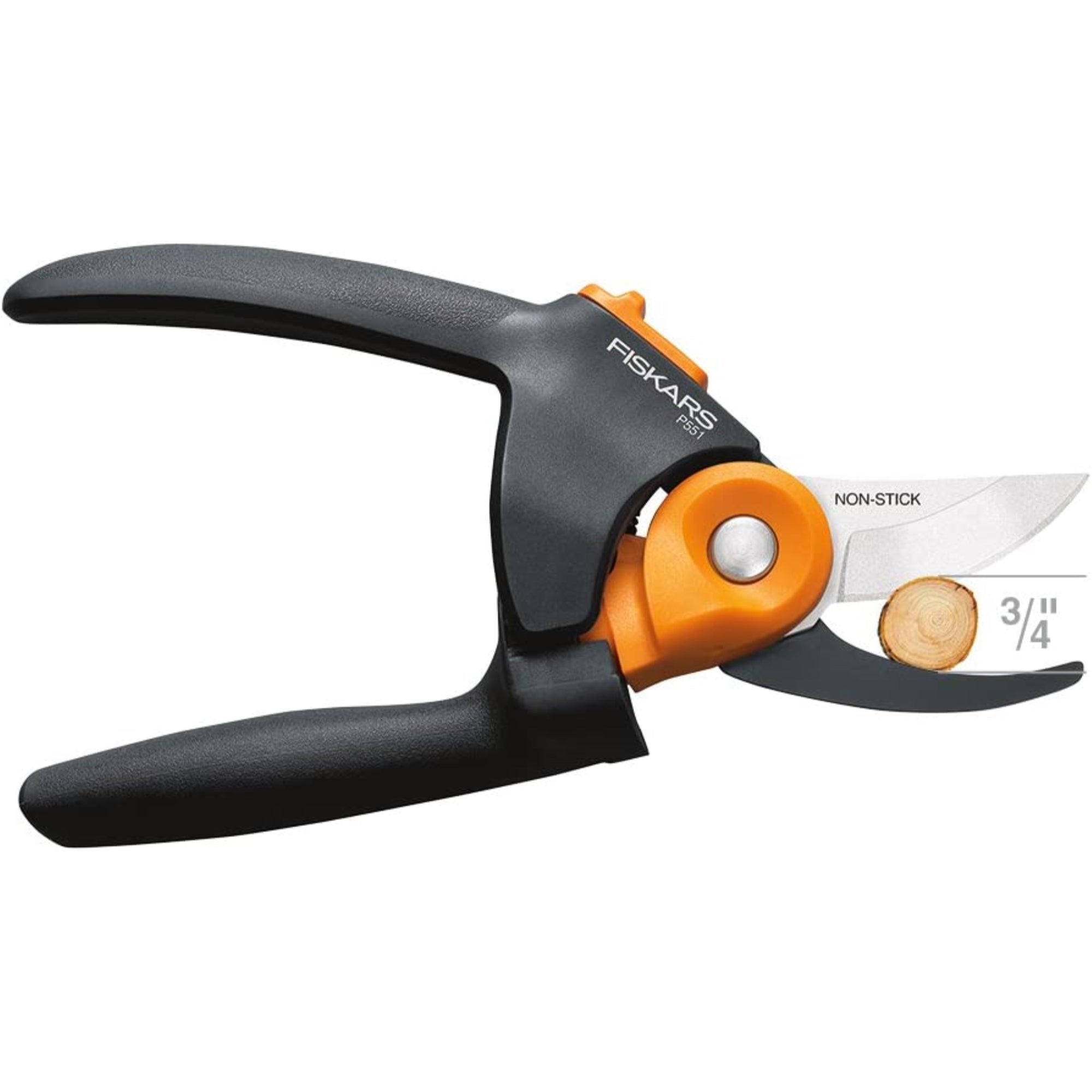 Fiskars PowerGear2 Steel Bypass Pruning Shears, .75" Cut Capacity