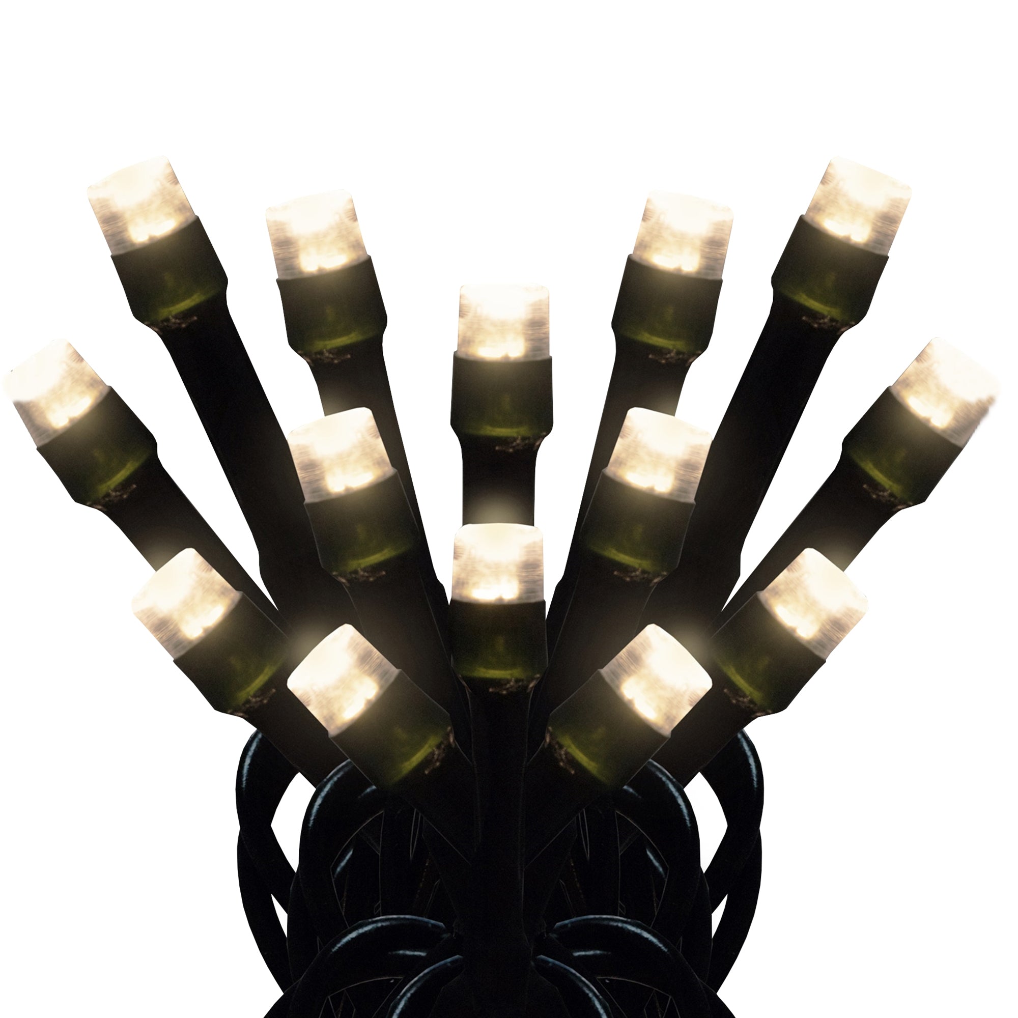 ProductWorks Indoor/Outdoor 150 LED-Micro Bulbs String Light Set with 8-Function Controller, Brilliant White, 36ft