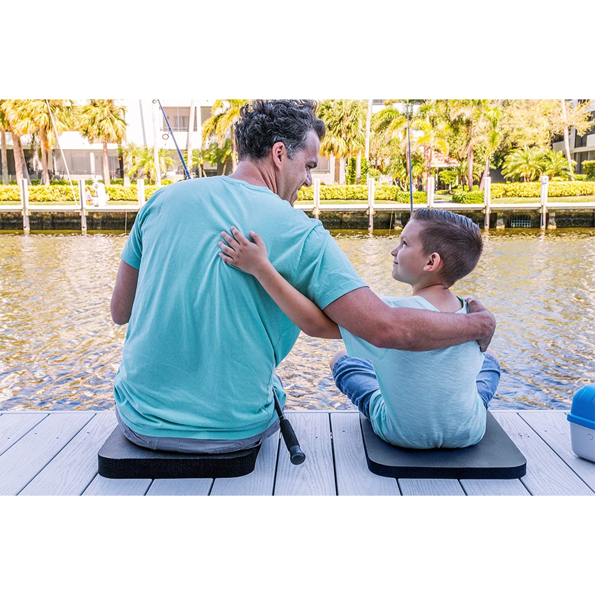 Earth Edge “The Pad” Extra-Thick Garden Kneeling Pad Heavy-Duty Black Foam for Maximum Comfort, 15" x 20", Black