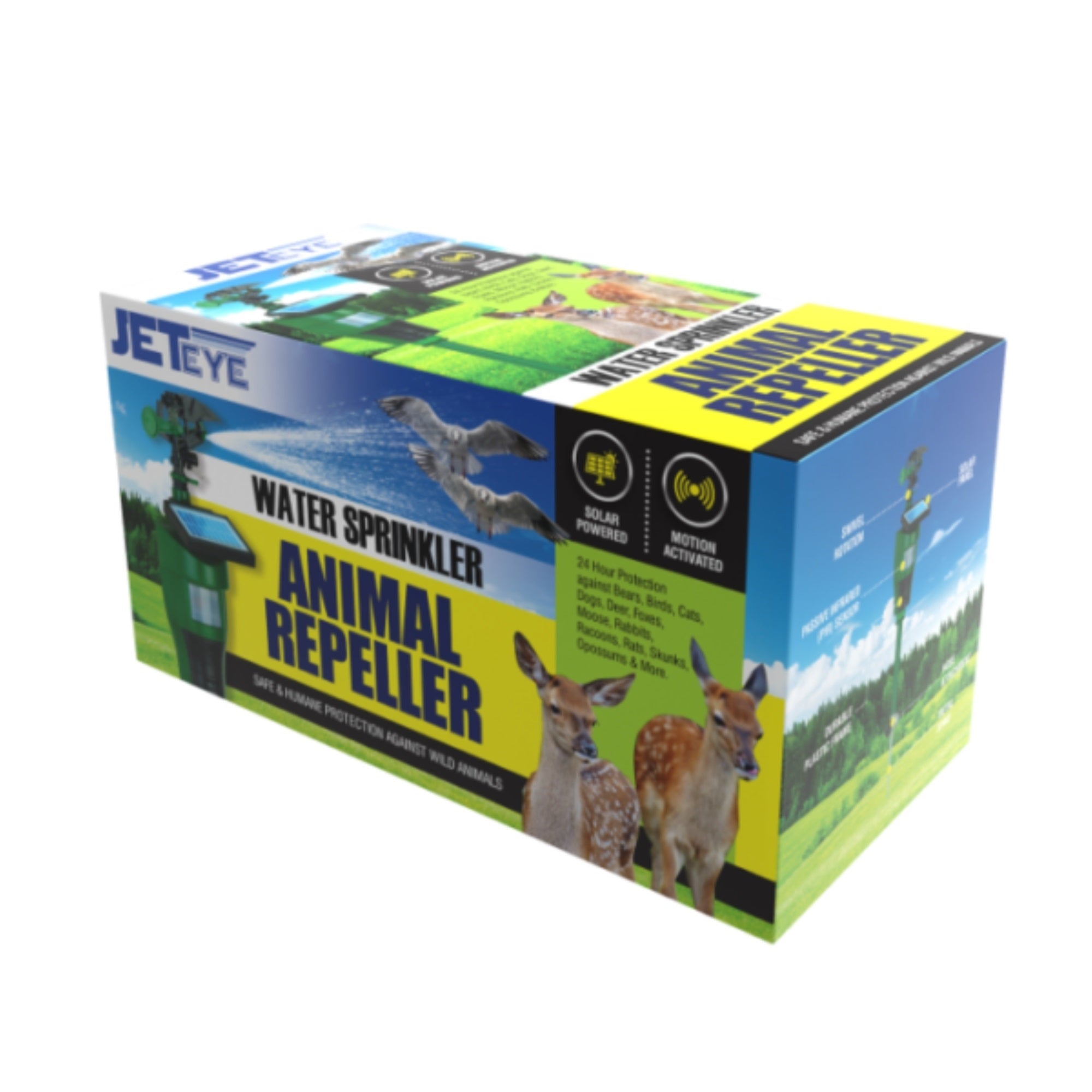 JetEye Solar-Powered, Motion-Activated Animal Repeller Water Sprinkler
