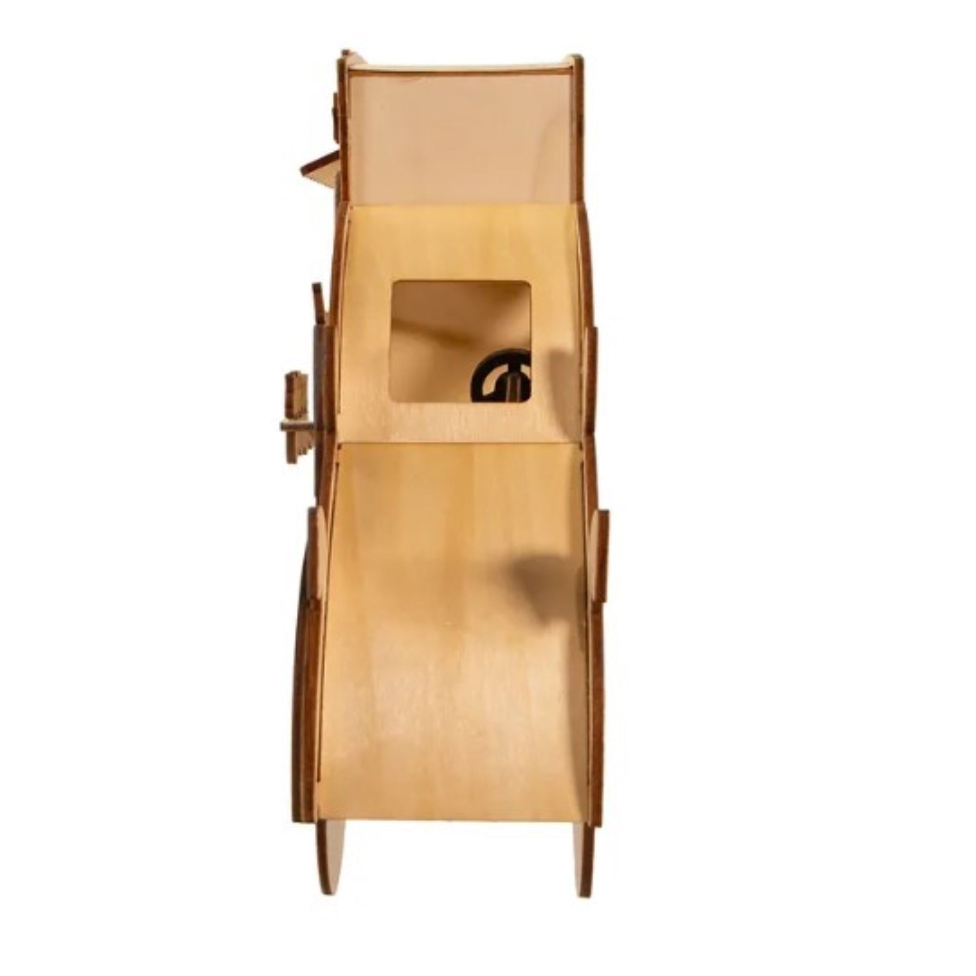 Kurt Adler Battery-Operated Wooden LED Lighted Tabletop Decoration, Gingerbread Truck, 10"