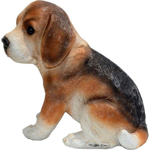 Michael Carr Designs Puppy Love Collection, Outdoor Resin Statue Figurine — Nosy Beagle, 8"