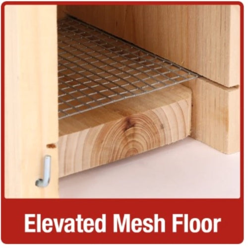 Nature's Way Cedar Bluebird Box House — Weather-Resistant Nesting Box —  Easy Clean, 12"