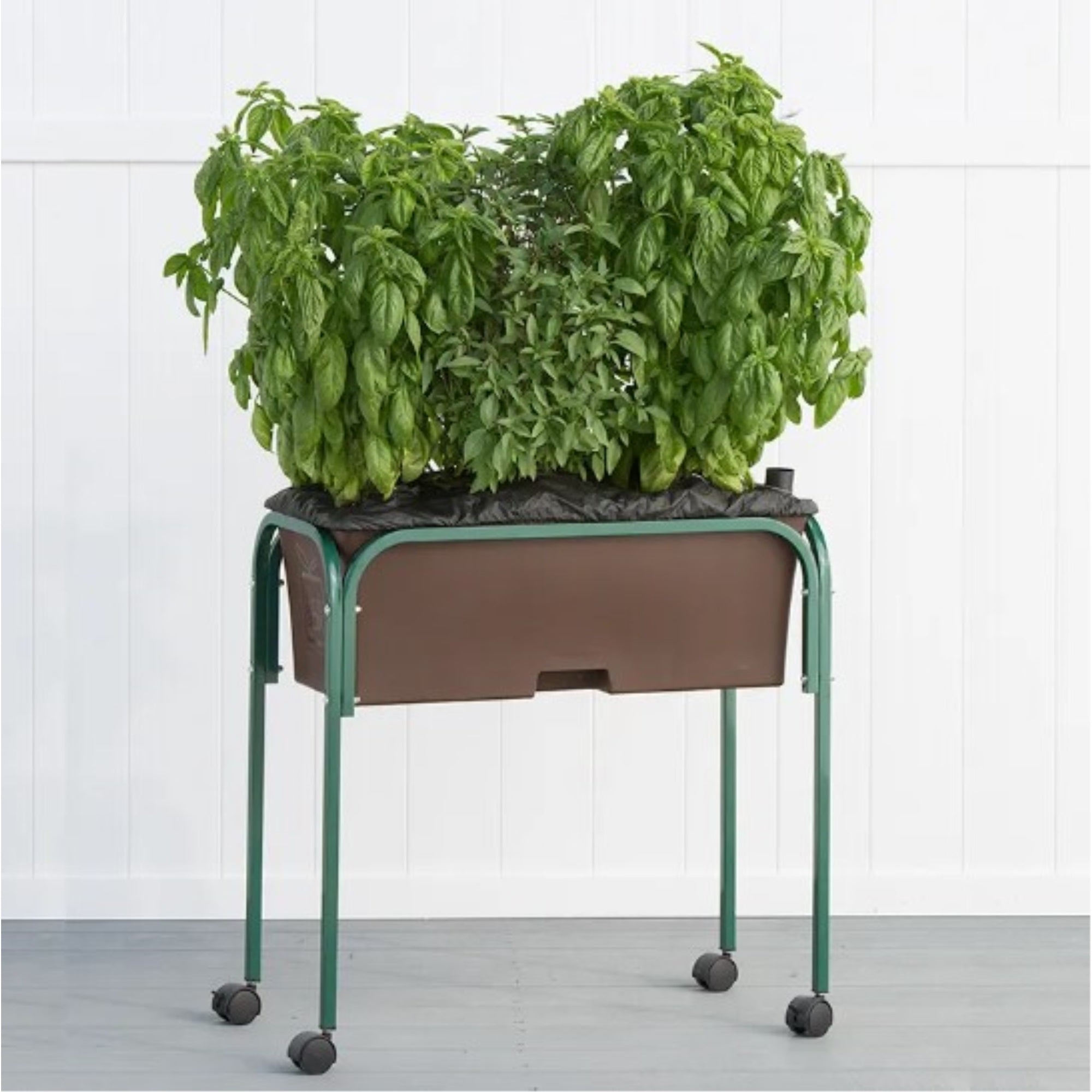 EarthBox Original Garden Stand – Elevated Metal Stand for Original EarthBox System, Green, 29.5" x 14" x 27"