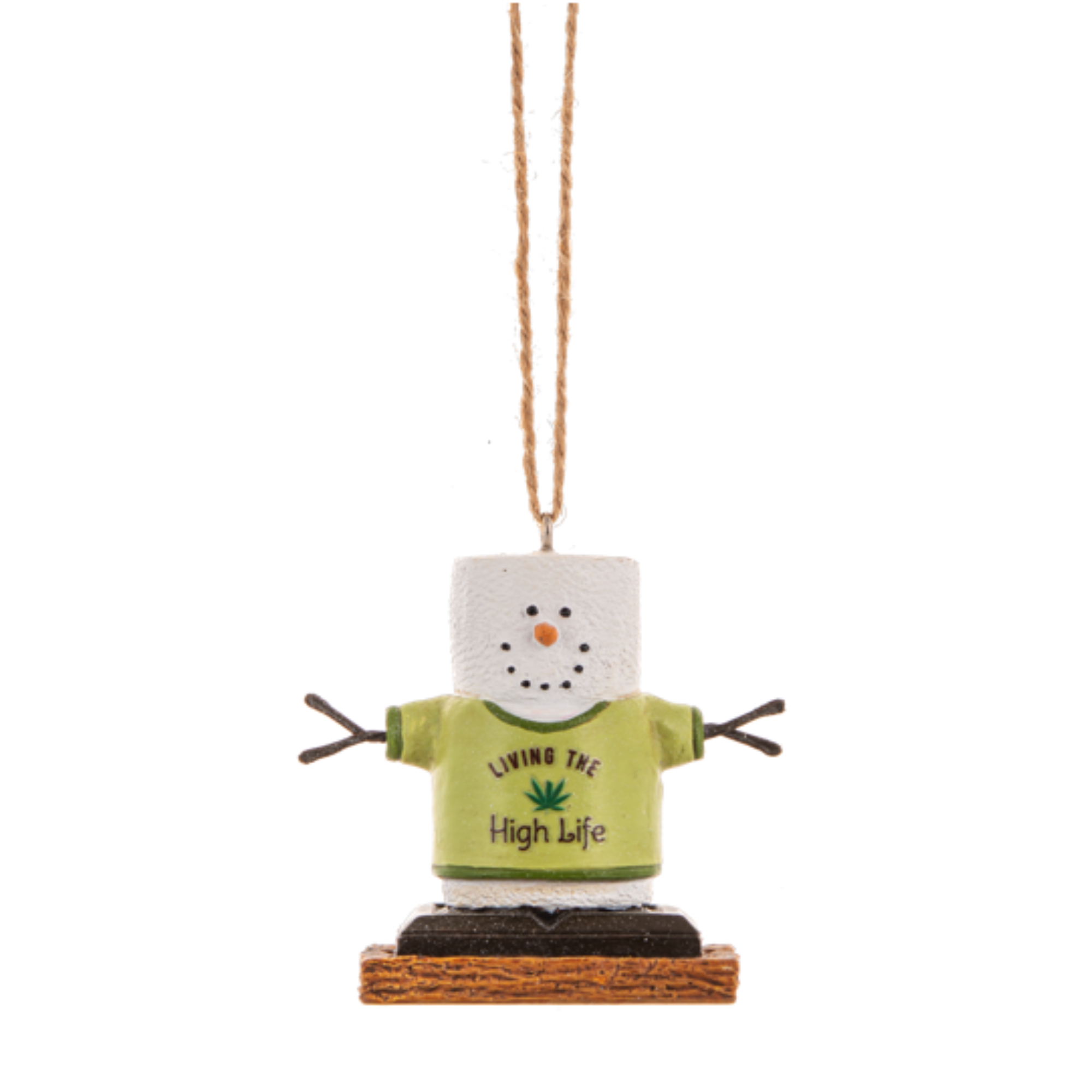 Ganz S’mores Hanging Resin Ornament for Christmas Tree, Living The High Life