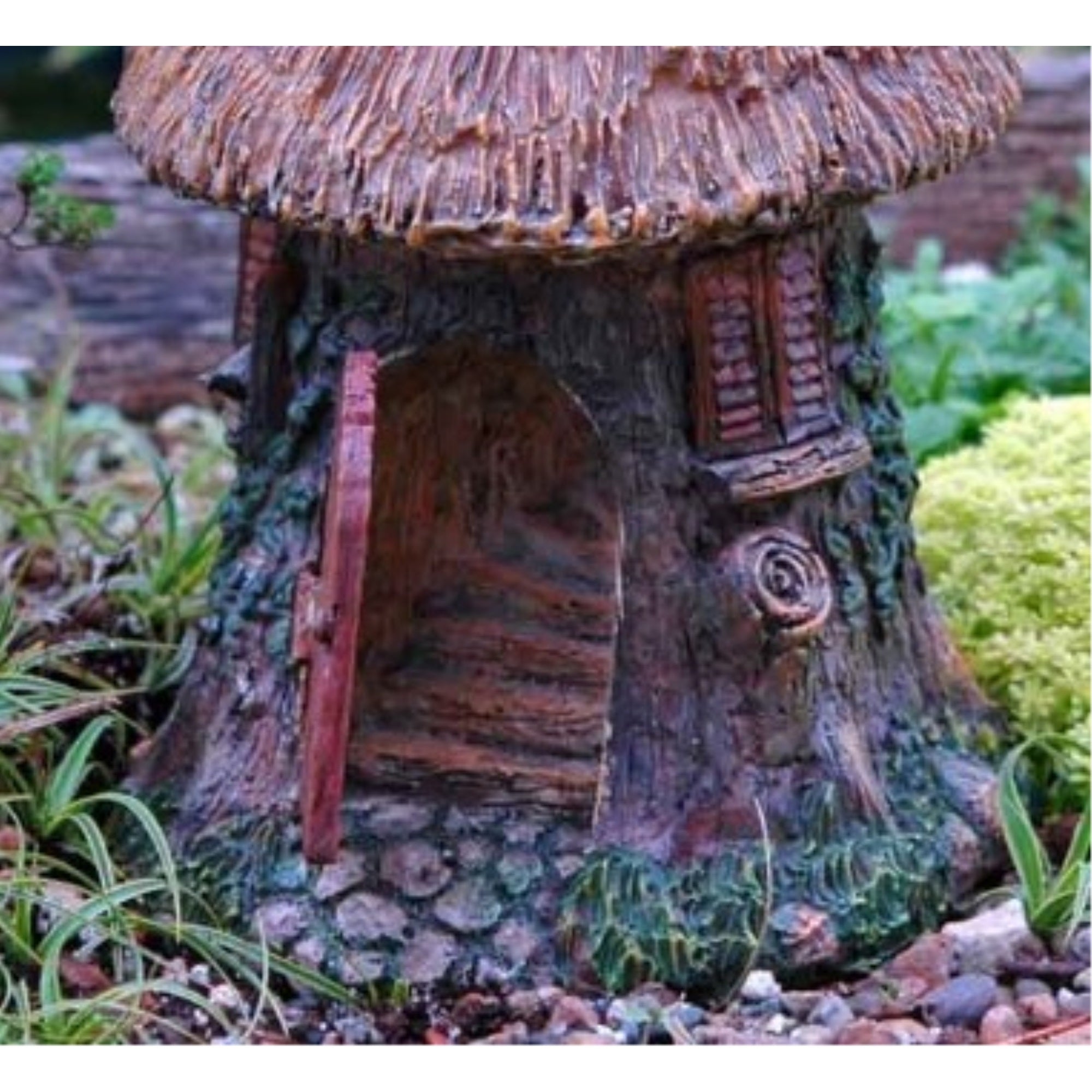 Marshall Home & Garden Fairy Garden Woodland Knoll Collection, Fairy Round House