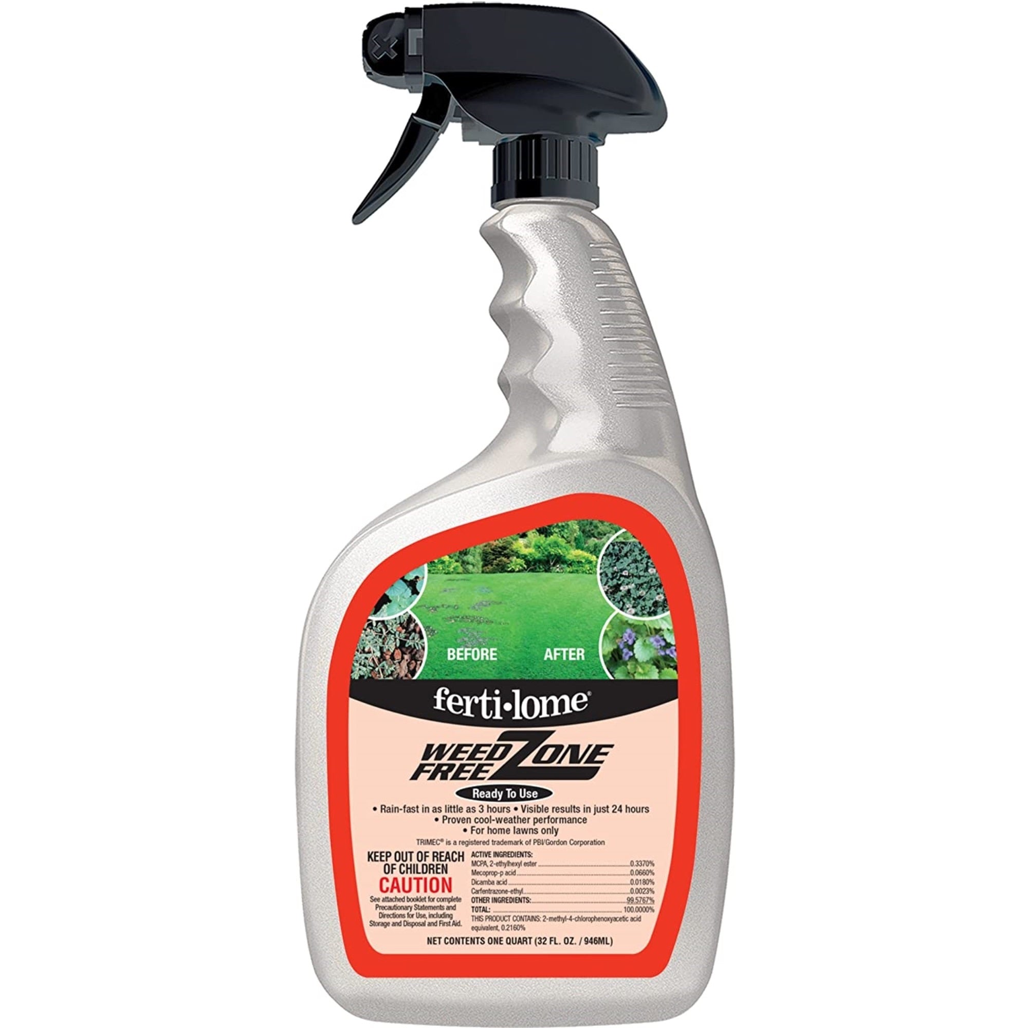 Fertilome Weed Free Weed Control Killer, Zone RTU, 32oz
