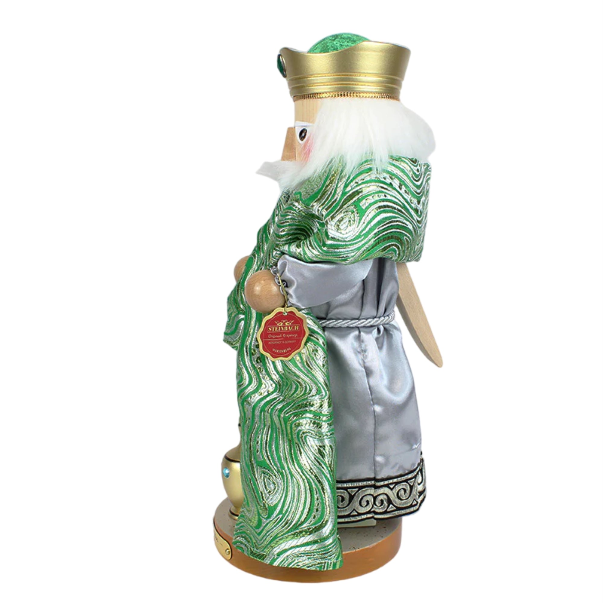 Steinbach Wooden Big Nutcracker, German Christmas Decoration, Three Wise Men Caspar, 15"