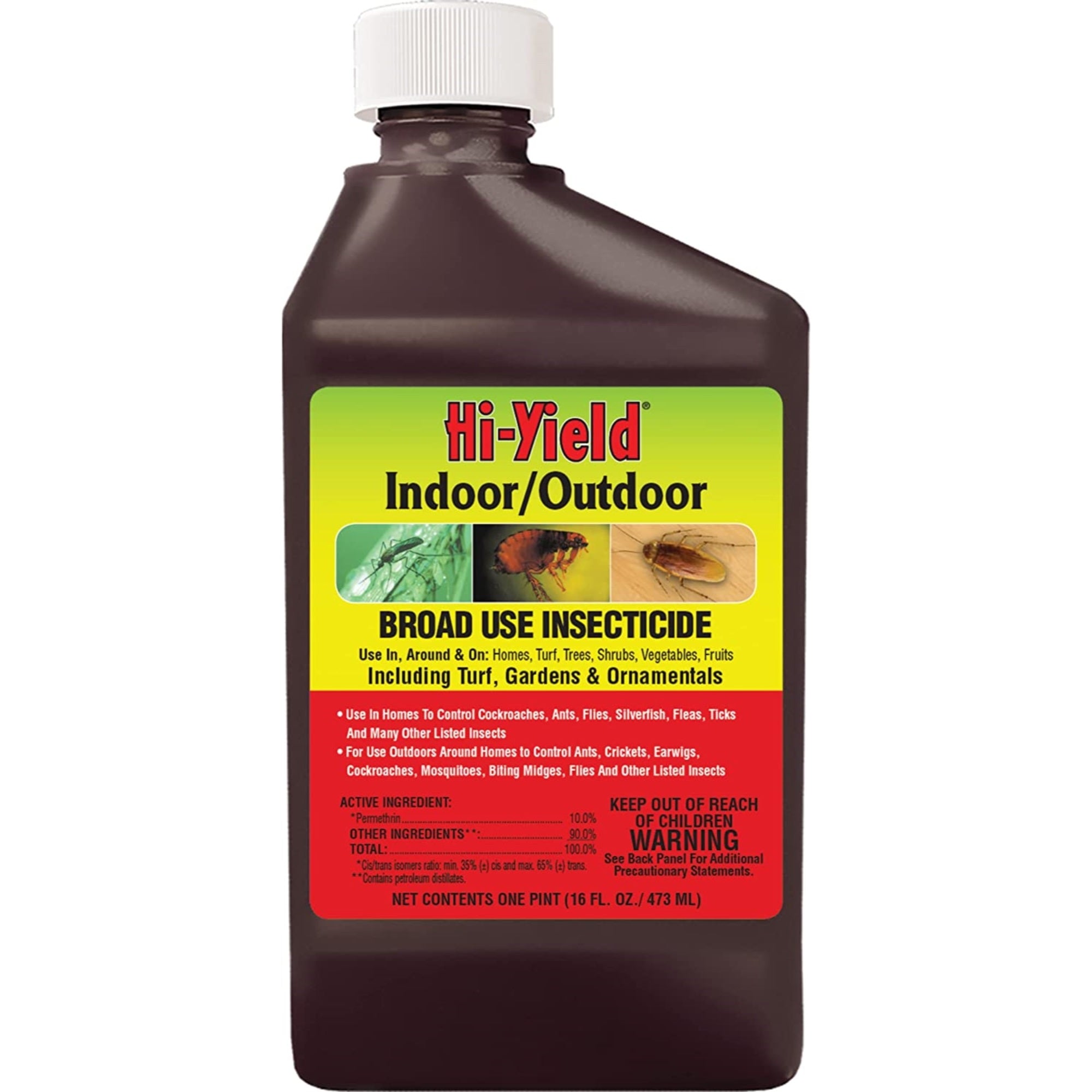 Hi-Yield Indoor/Outdoor Broad-Use Insecticide Liquid Concentrate, 16 fl oz