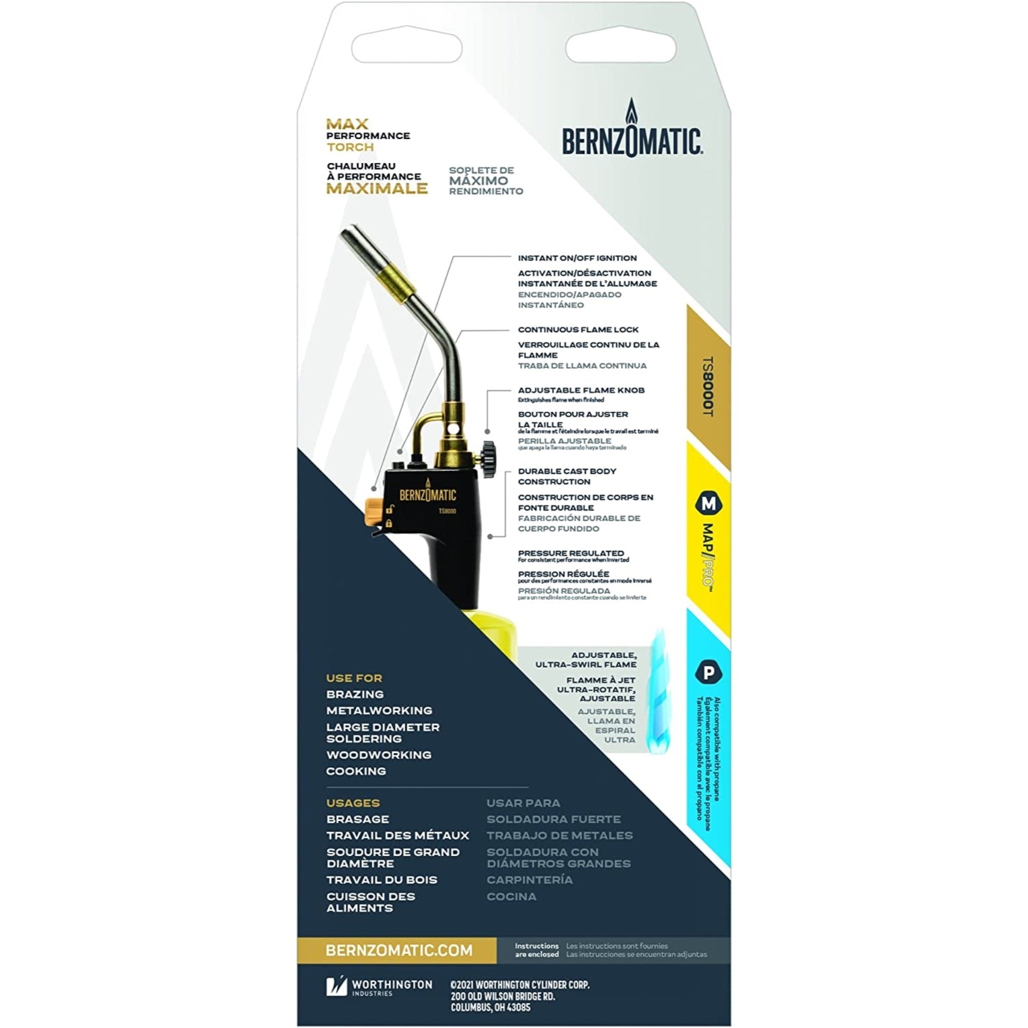 Bernzomatic Max Performance High Intensity Trigger Start Torch