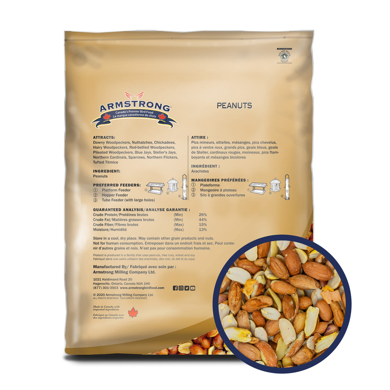 Armstrong Wild Bird Food Peanut Halves