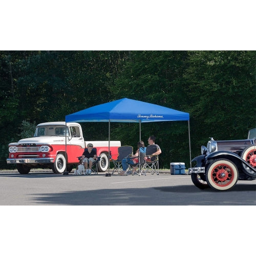 Tommy Bahama Outdoor Pop-Up Canopy Tent — Quick Setup, Portable, Weather-Resistant Protection (10' x 10')