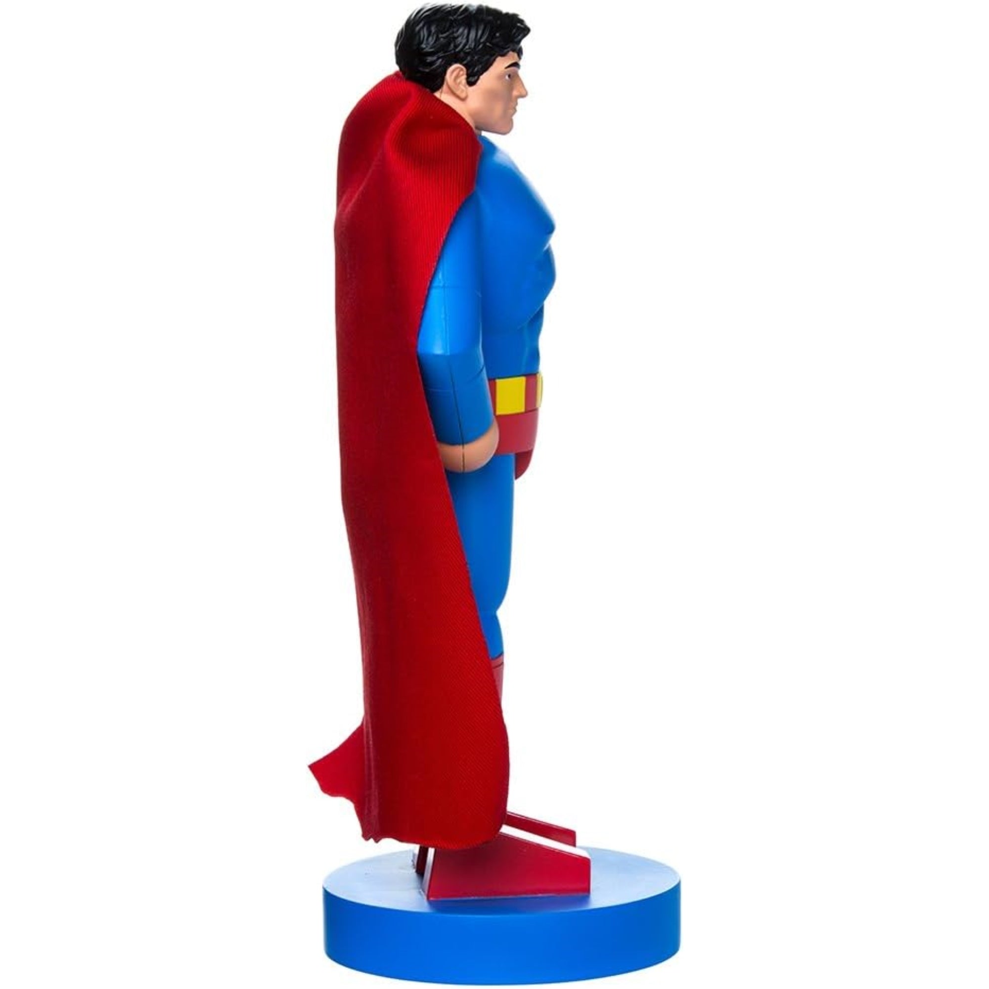 Kurt Adler Wooden Superman with Fabric Cape Nutcracker, 10"