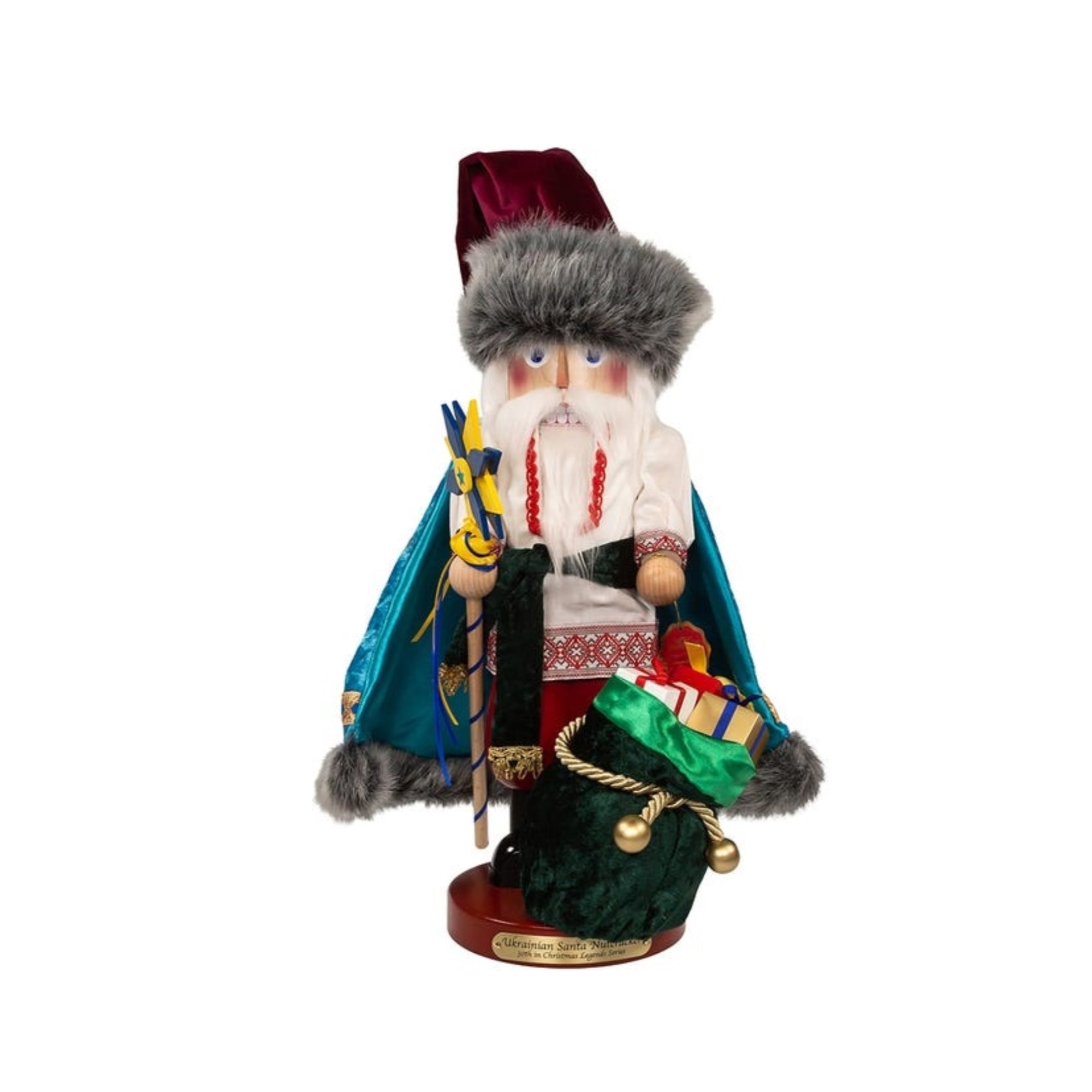 Steinbach Big Nutcrackers, Christmas Legends Series, 30th in the Series, Ukrainian Star Man Santa Nutcracker, 17"