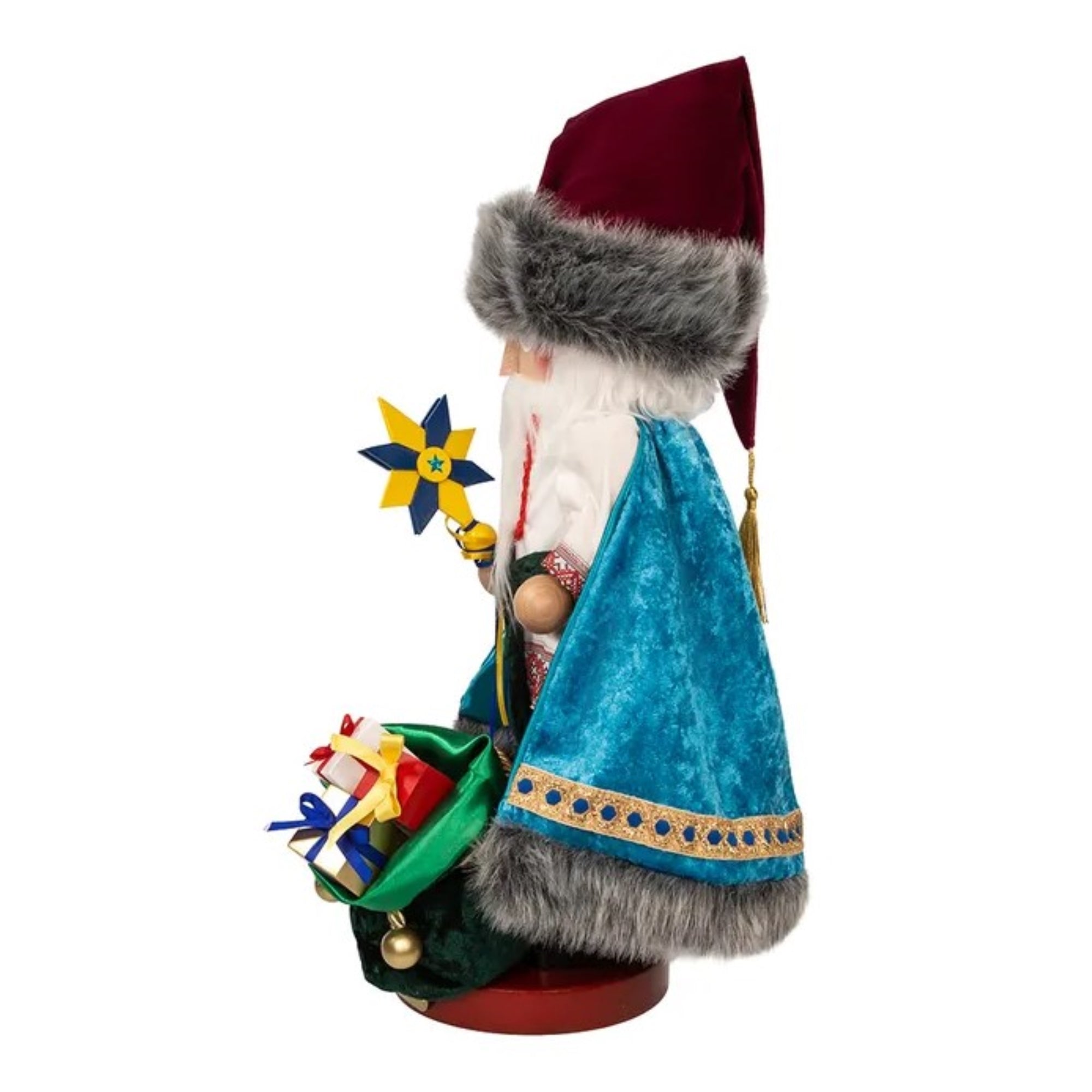 Steinbach Big Nutcrackers, Christmas Legends Series, 30th in the Series, Ukrainian Star Man Santa Nutcracker, 17"