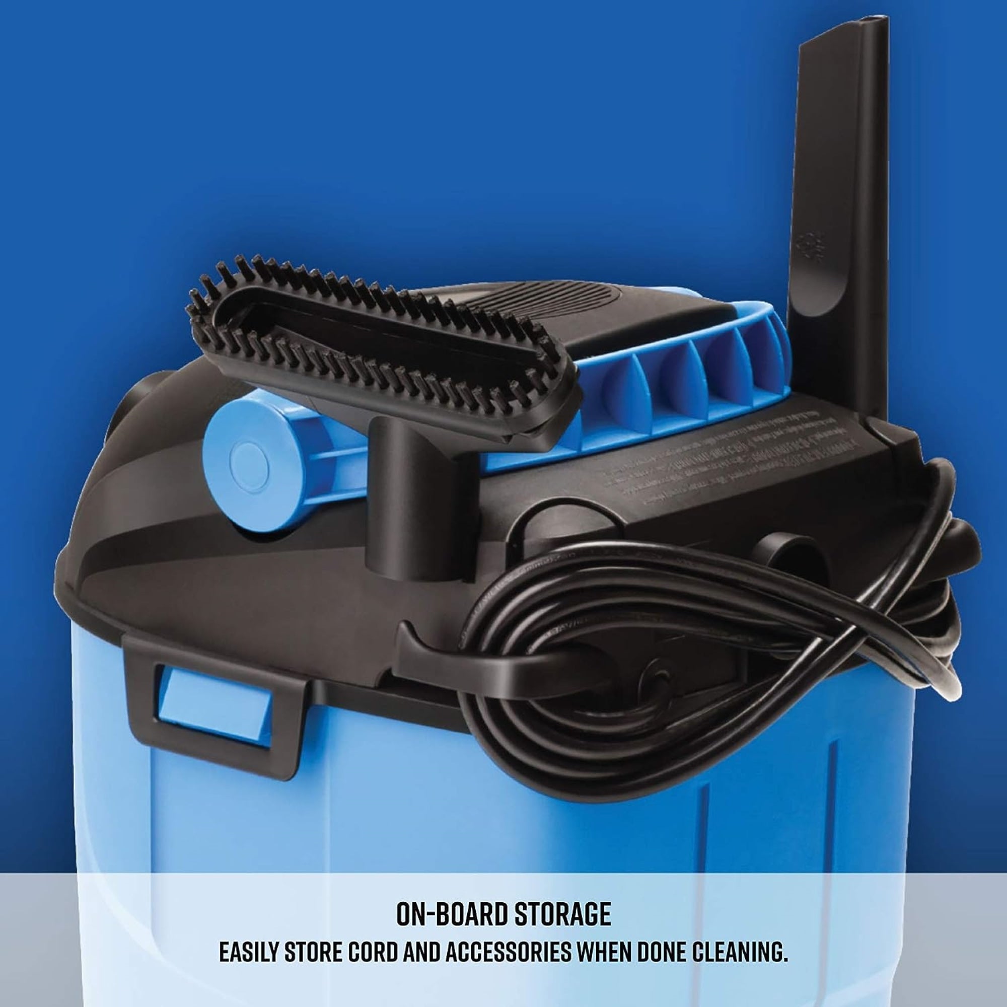Vacmaster 2.5-Gallon Shop Vacuum – Wet/Dry, 2 HP Motor, Blower, Compact Utility Vac