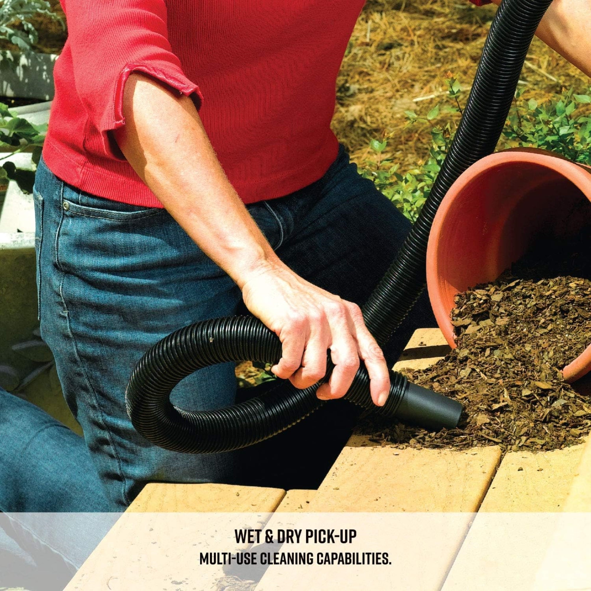 Vacmaster 2.5-Gallon Shop Vacuum – Wet/Dry, 2 HP Motor, Blower, Compact Utility Vac