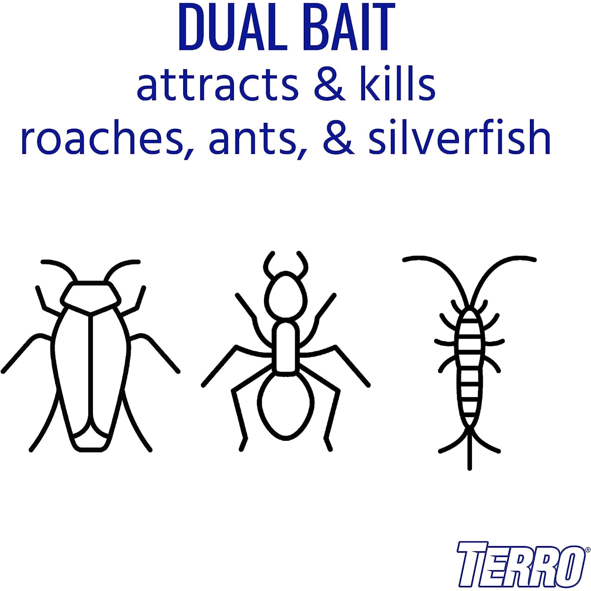 Terro Ant & Roach Killer Bait Stations, 2 Baits/Station, 4 Stations