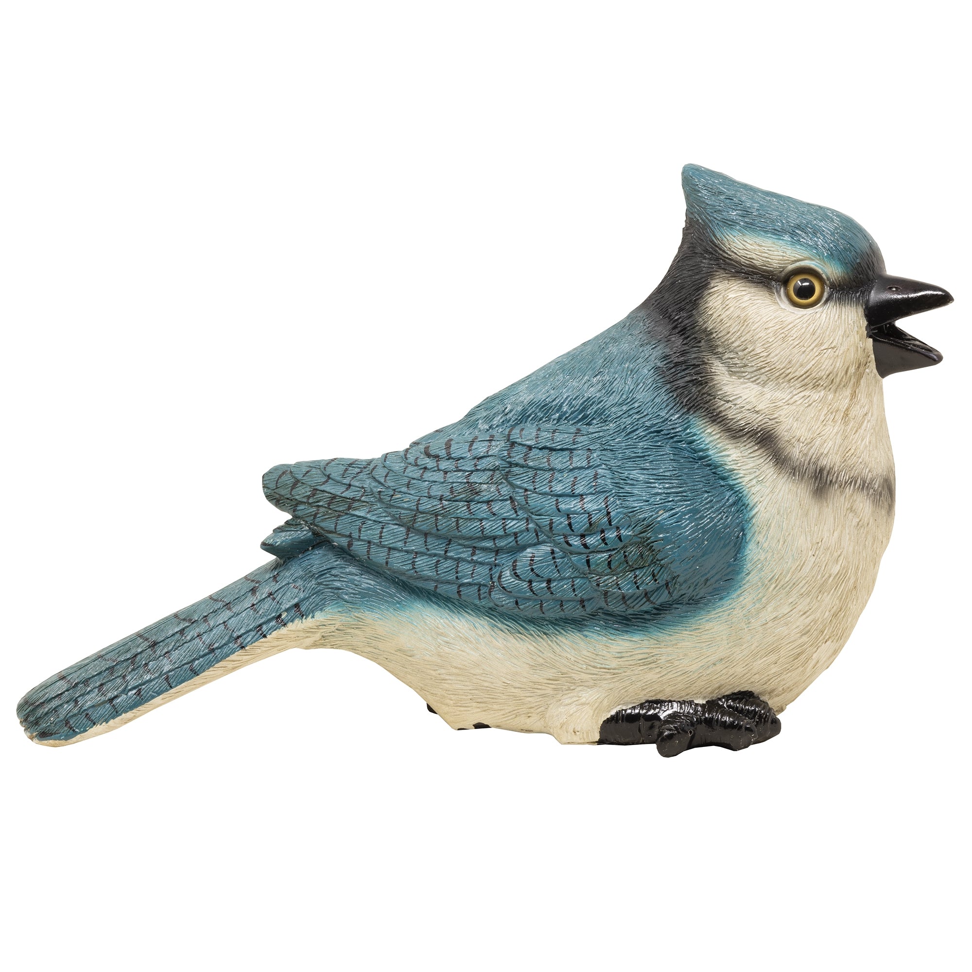 Michael Carr Designs Figurine for Garden, Patio and Lawns, Chirper Blue Jay