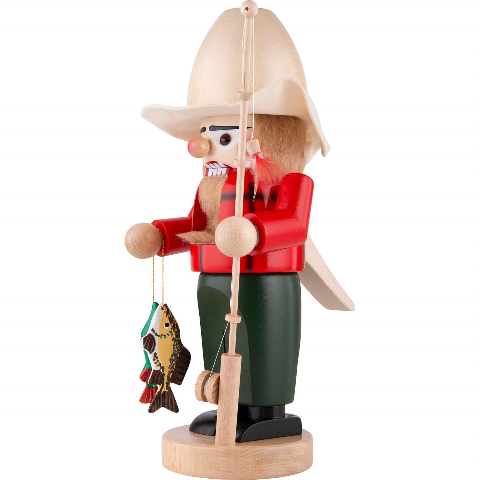 Steinbach Fly Fisher Nutcracker Christmas Decoration, 11"