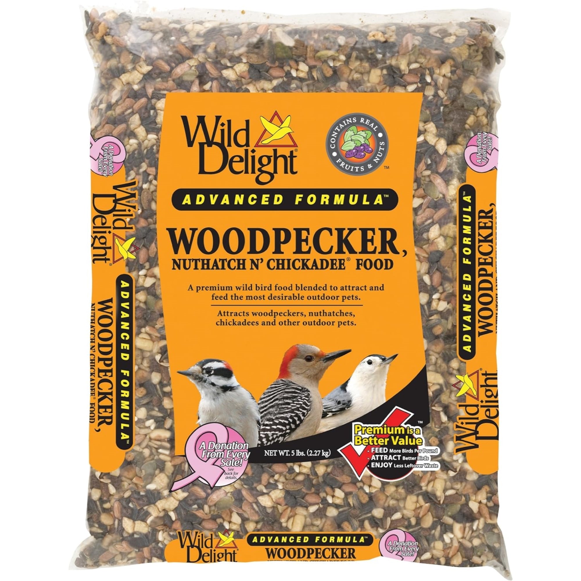 Wild Delight Woodpecker, Nuthatch N' Chickadee Food