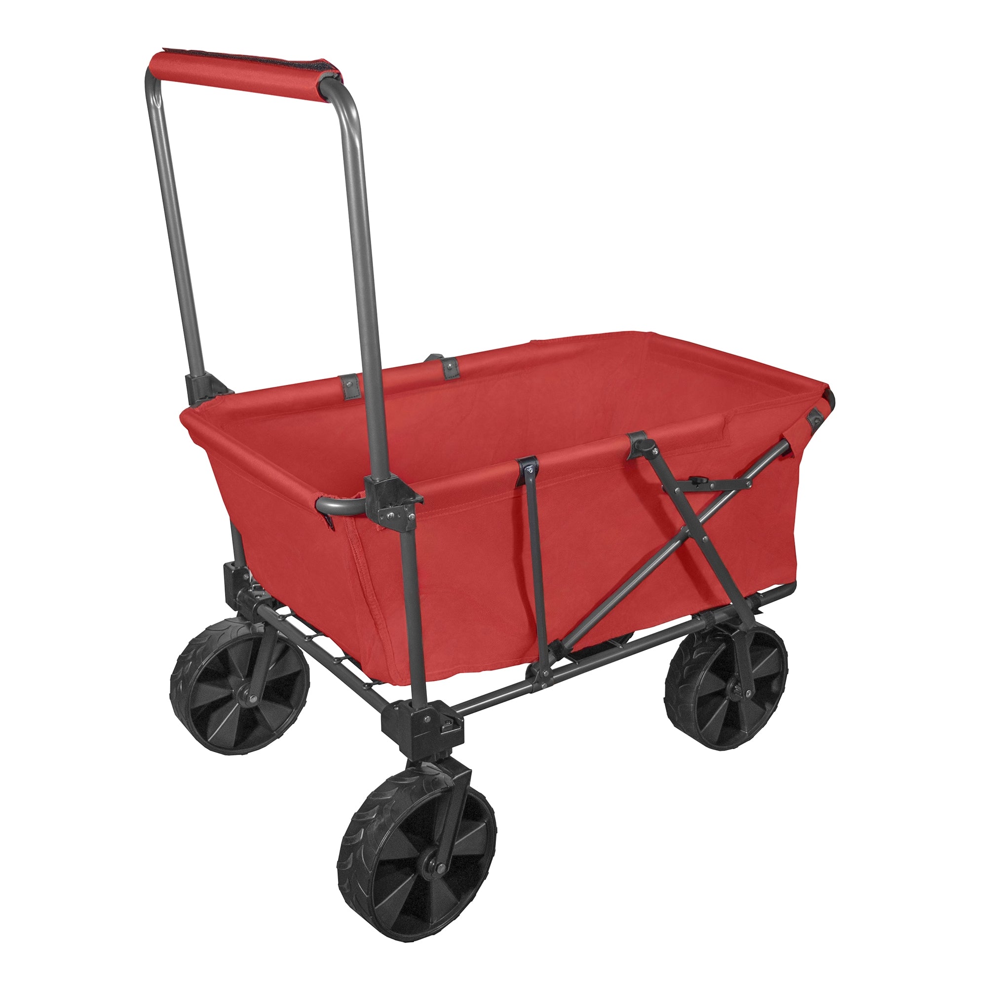 Zenithen Steel Large Folding Sports Camping Utility Yard Cart Portable Wagon