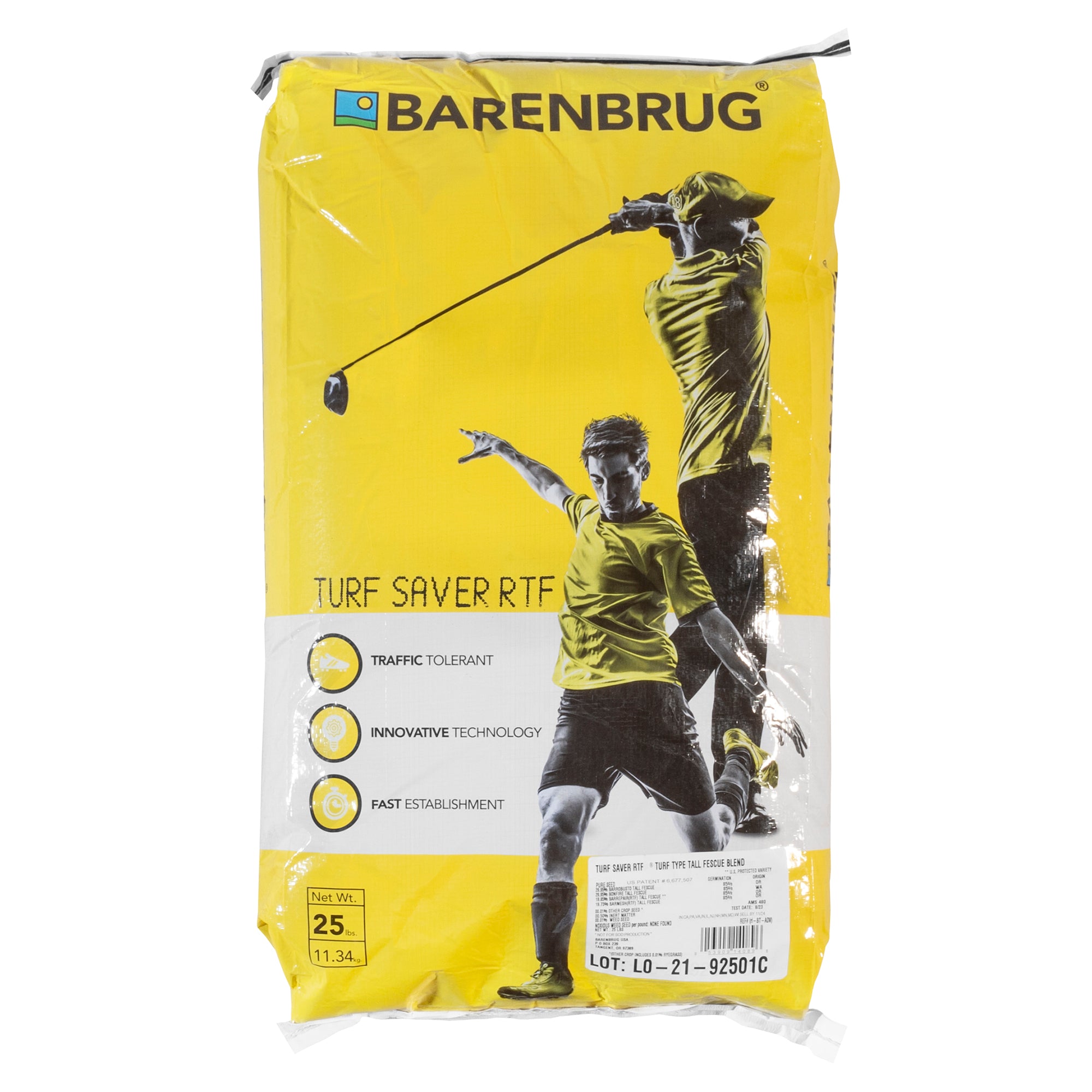 Barenbrug Turf Saver High Quality Turf-Type Tall Fescue Blend Grass Seed