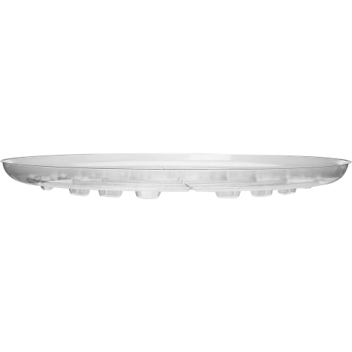 Bosmere Down Under Planter Saucers — Airflow, Prevent Stains, Locking Caddy Option, Clear, 21”