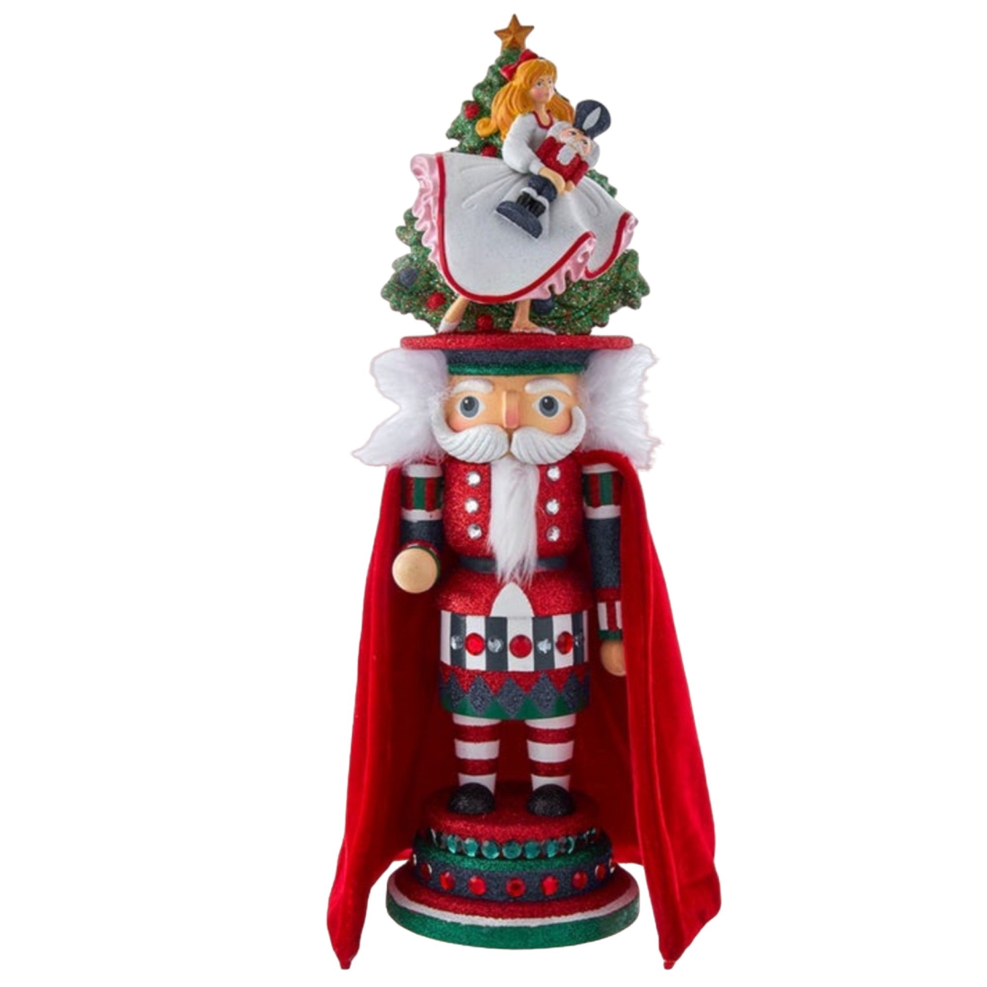 Kurt Adler Hollywood Clara Hat Nutcracker, 18"
