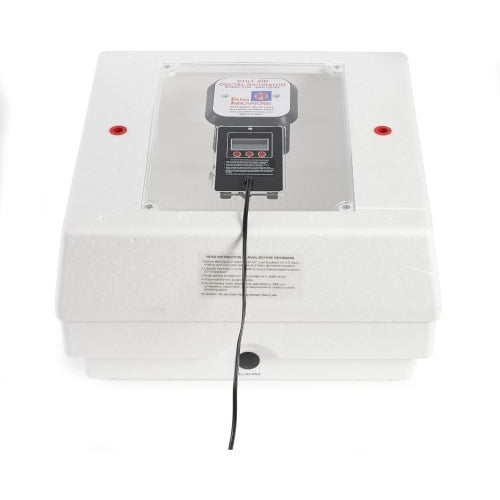 Farm Innovators Heated Digital Still Air Incubator for 4 Dozen Eggs, Deep Tray & 360° View