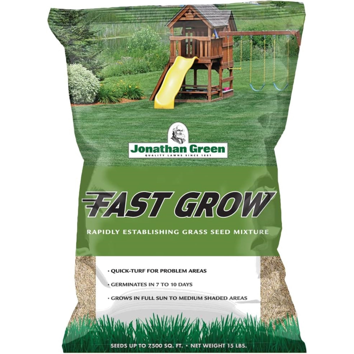 Jonathan Green Fast Grow Rapidly Establishing Grass Seed Mixture