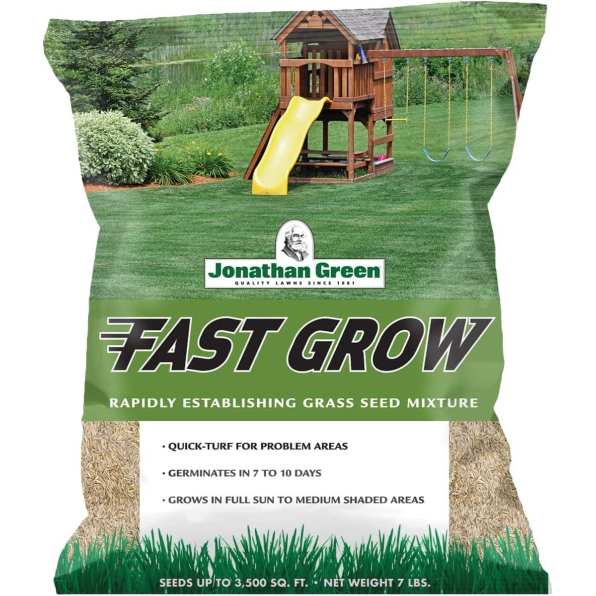 Jonathan Green Fast Grow Rapidly Establishing Grass Seed Mixture